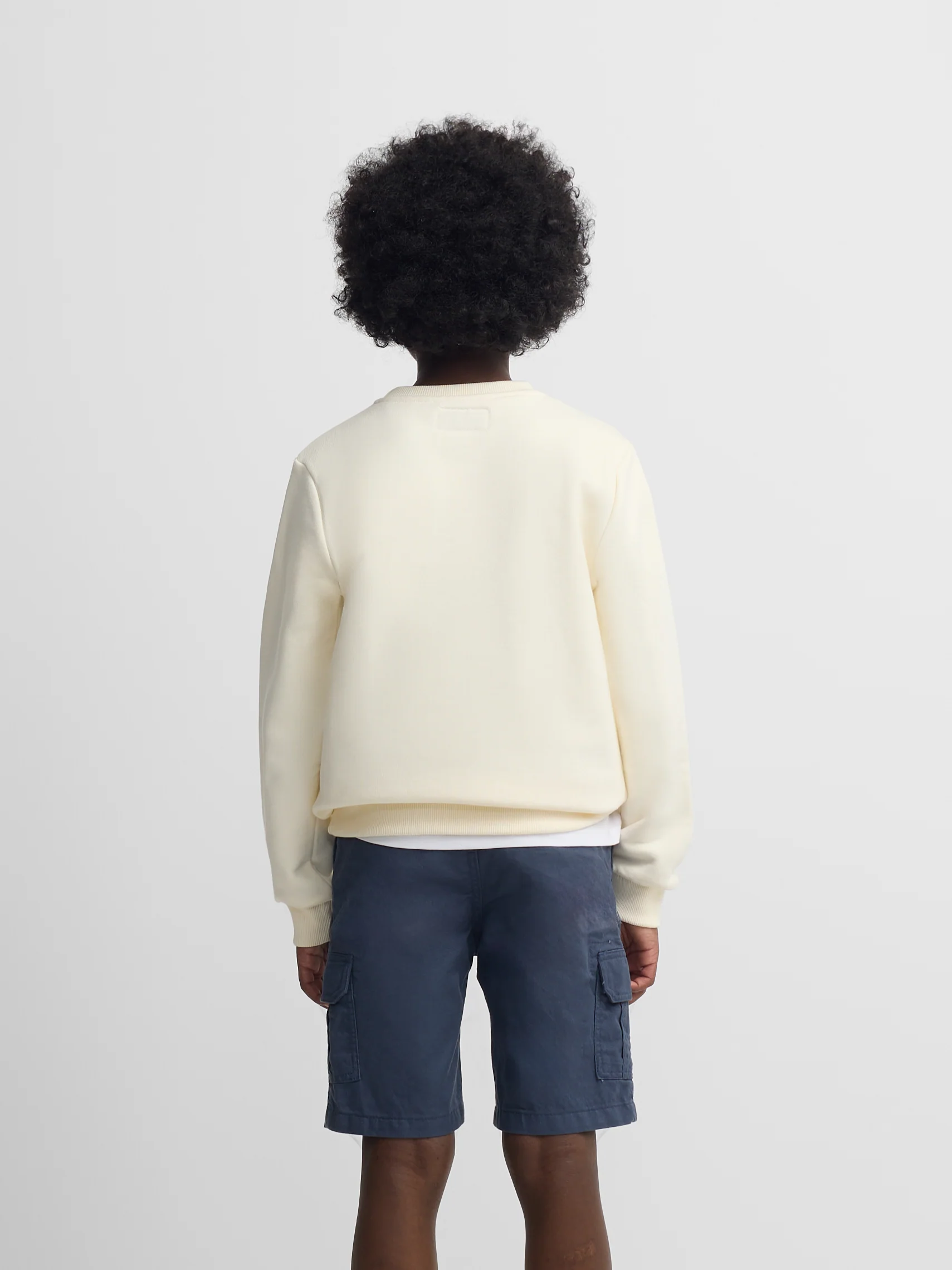 Sudadera kids Silbon raqueta media multicolor crema - Image 5