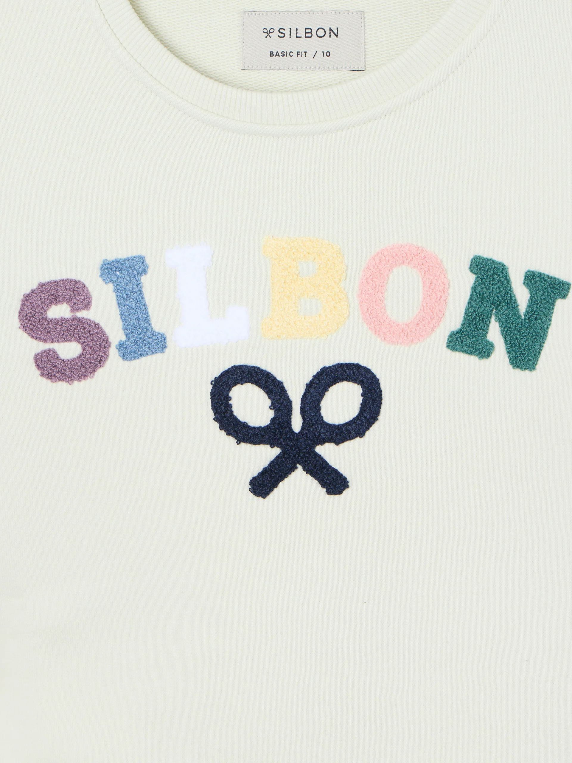 Sudadera kids Silbon raqueta media multicolor verde - Image 2