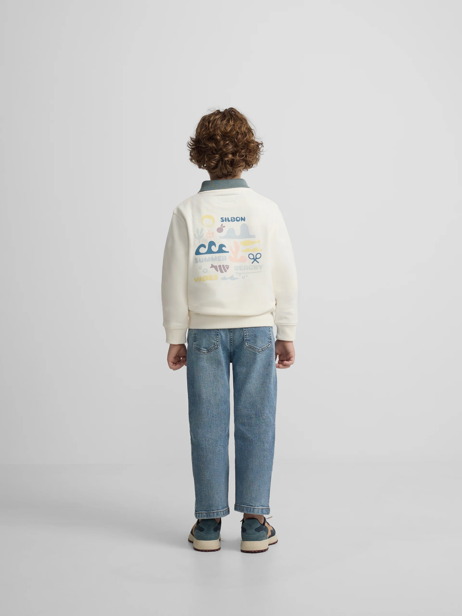 Sudadera kids summer beachy crema - Image 3