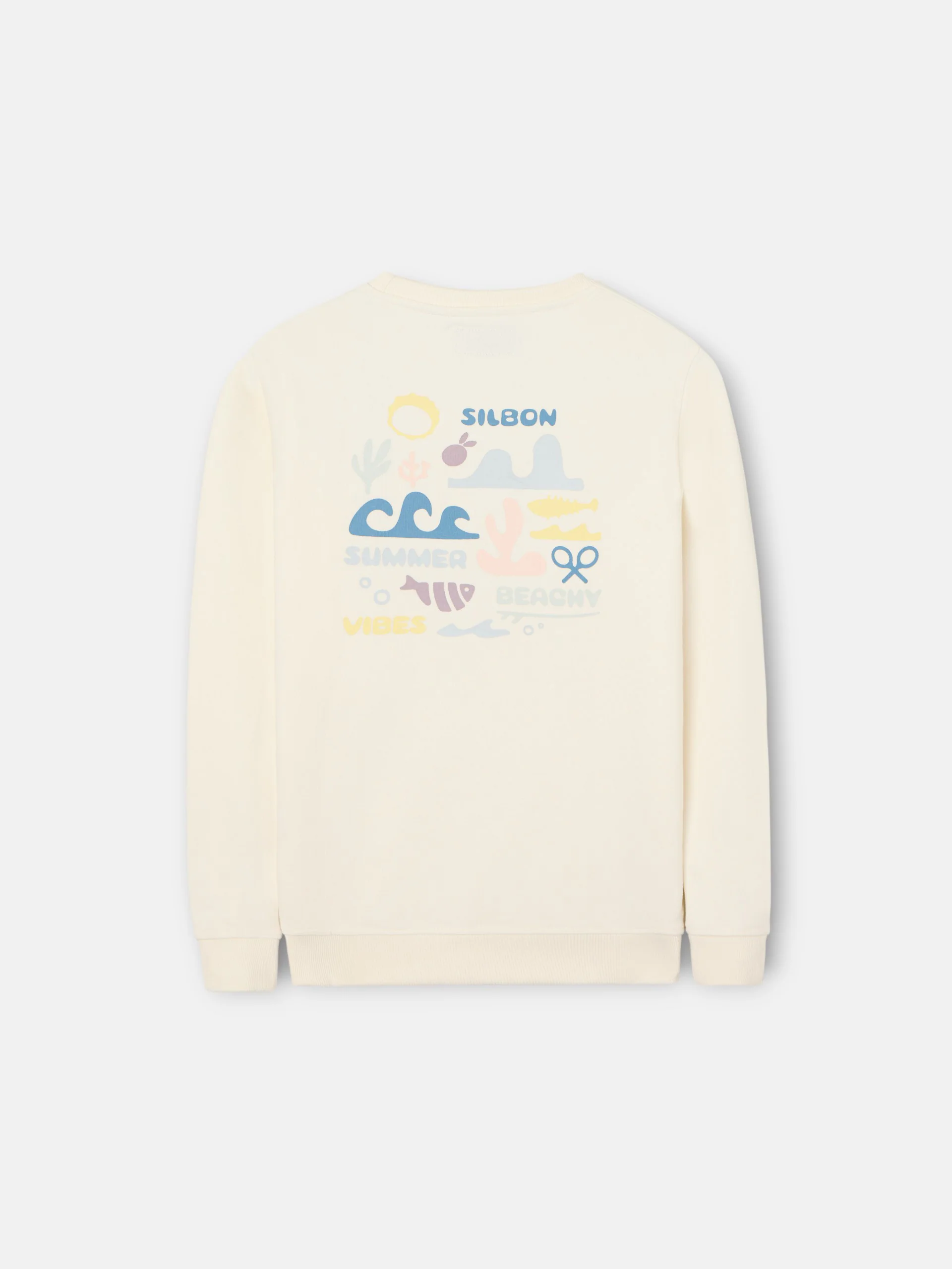 Sudadera kids summer beachy crema - Image 6