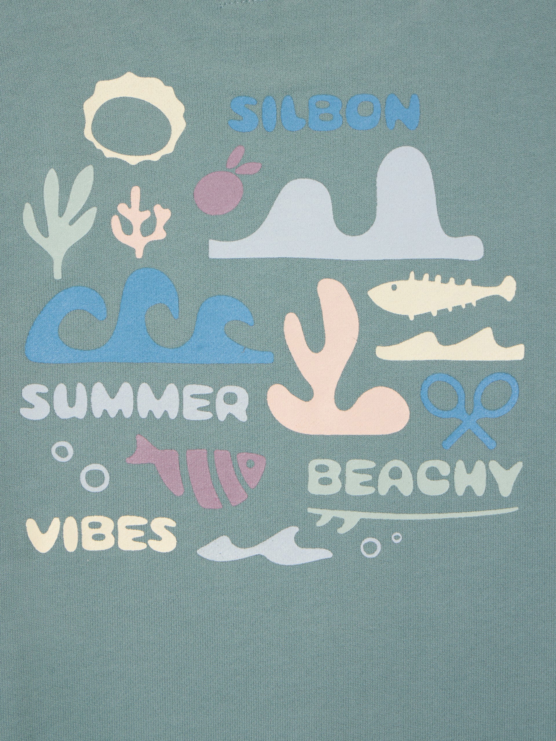 Sudadera kids summer beachy verde - Image 8