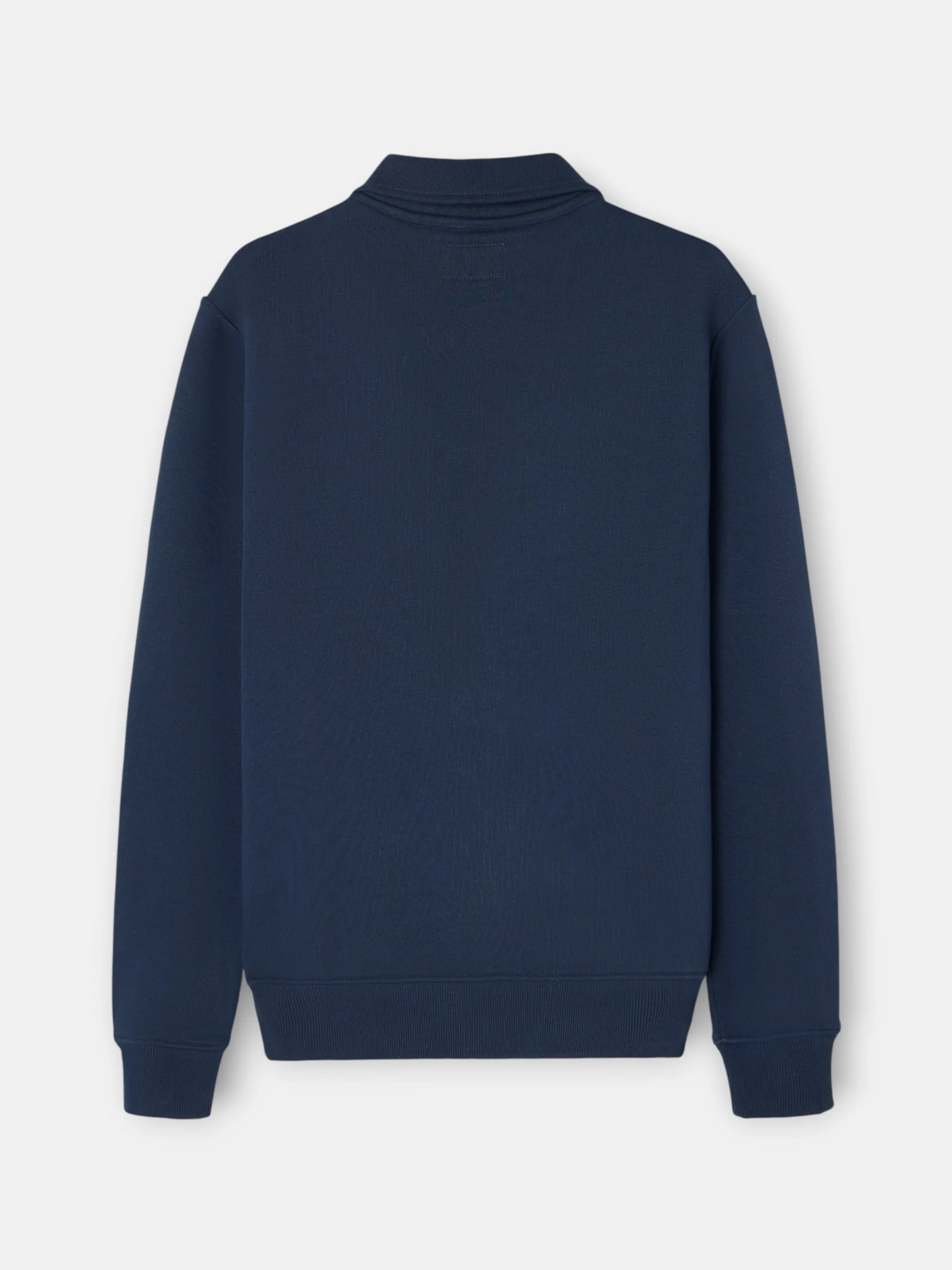 Sudadera media cremallera minilogo azul marino - Image 8