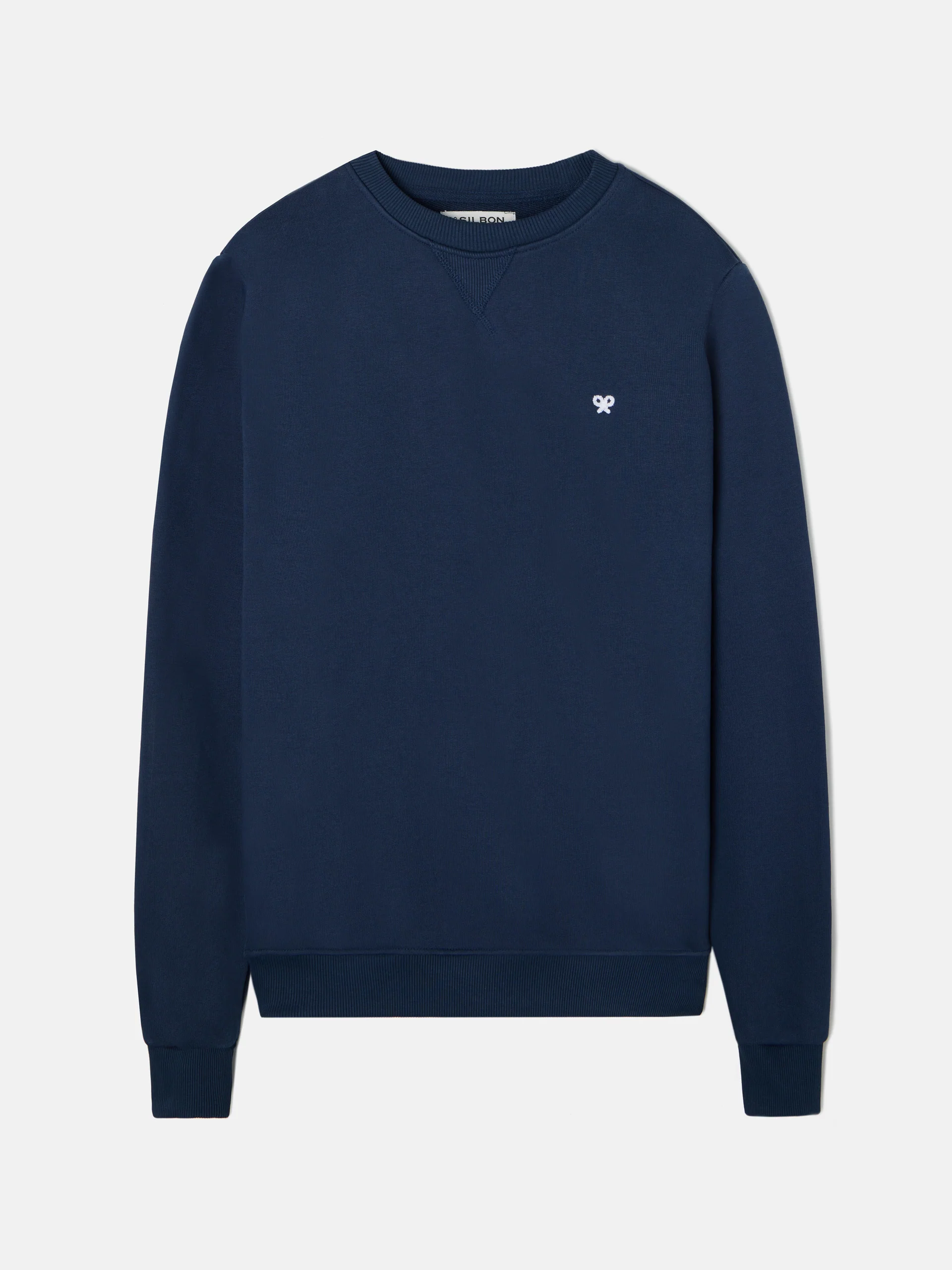 Sudadera minilogo azul marino - Image 9