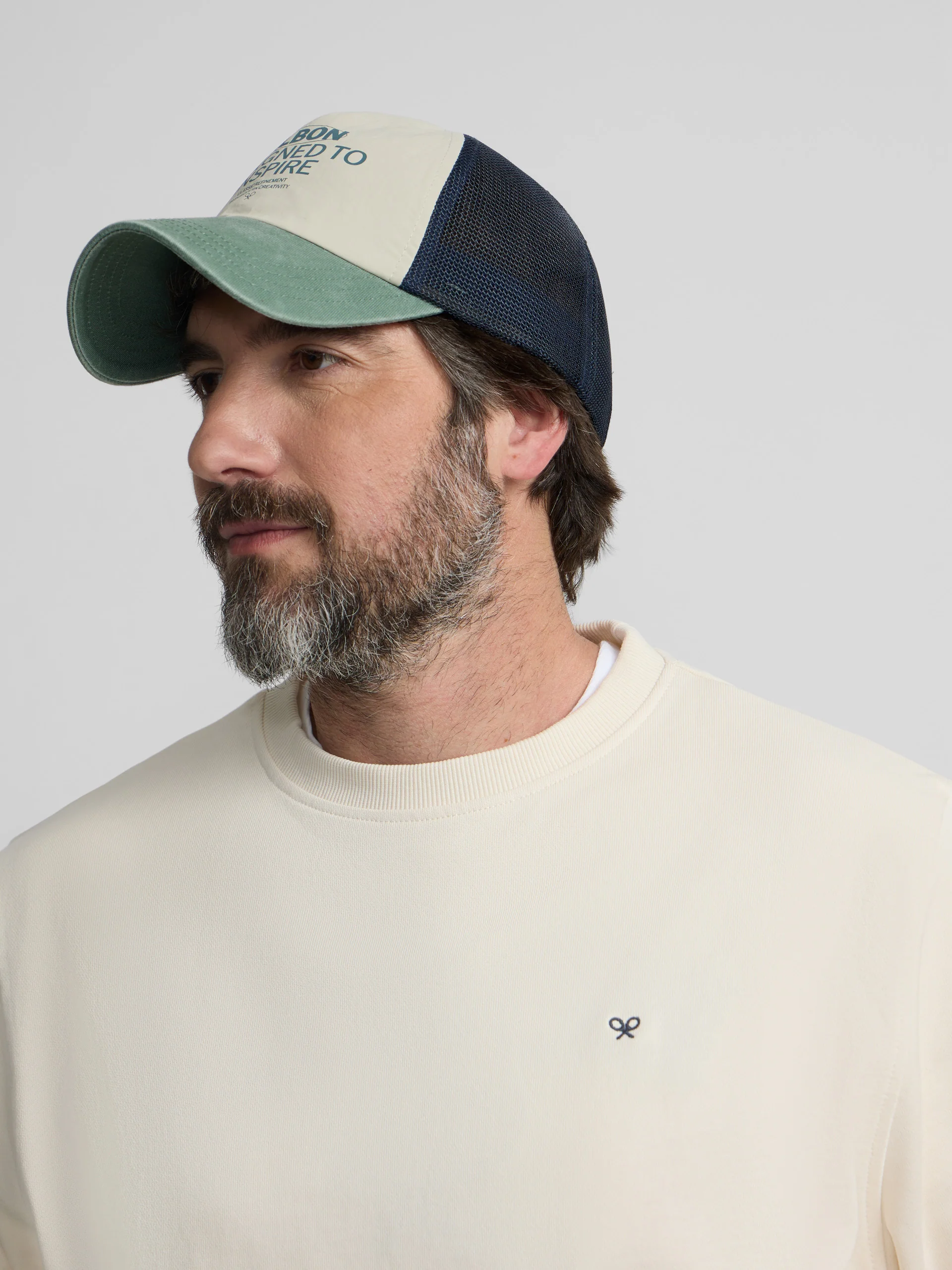 Sudadera raqueta etnica crema - Image 11
