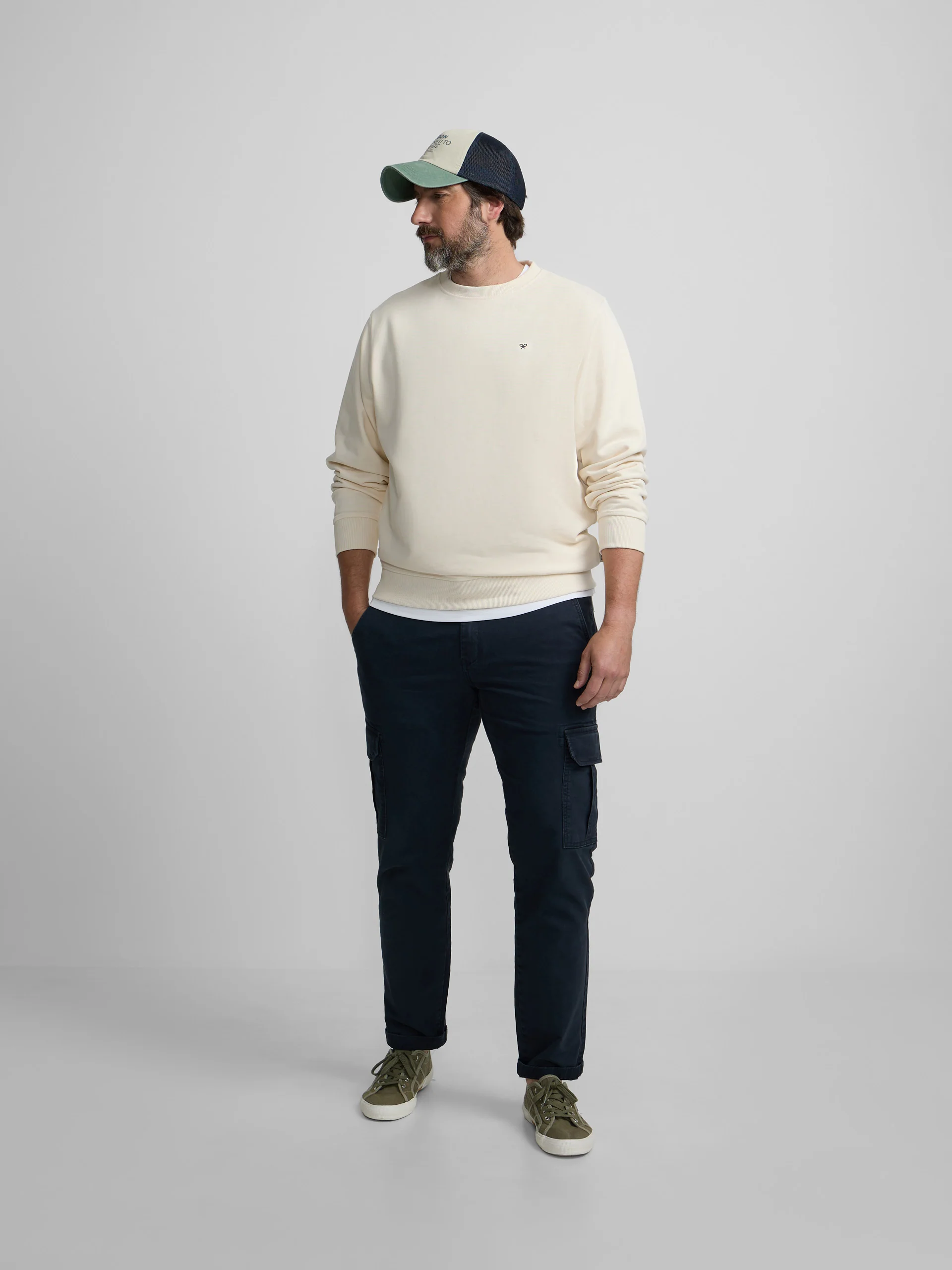 Sudadera raqueta etnica crema - Image 12