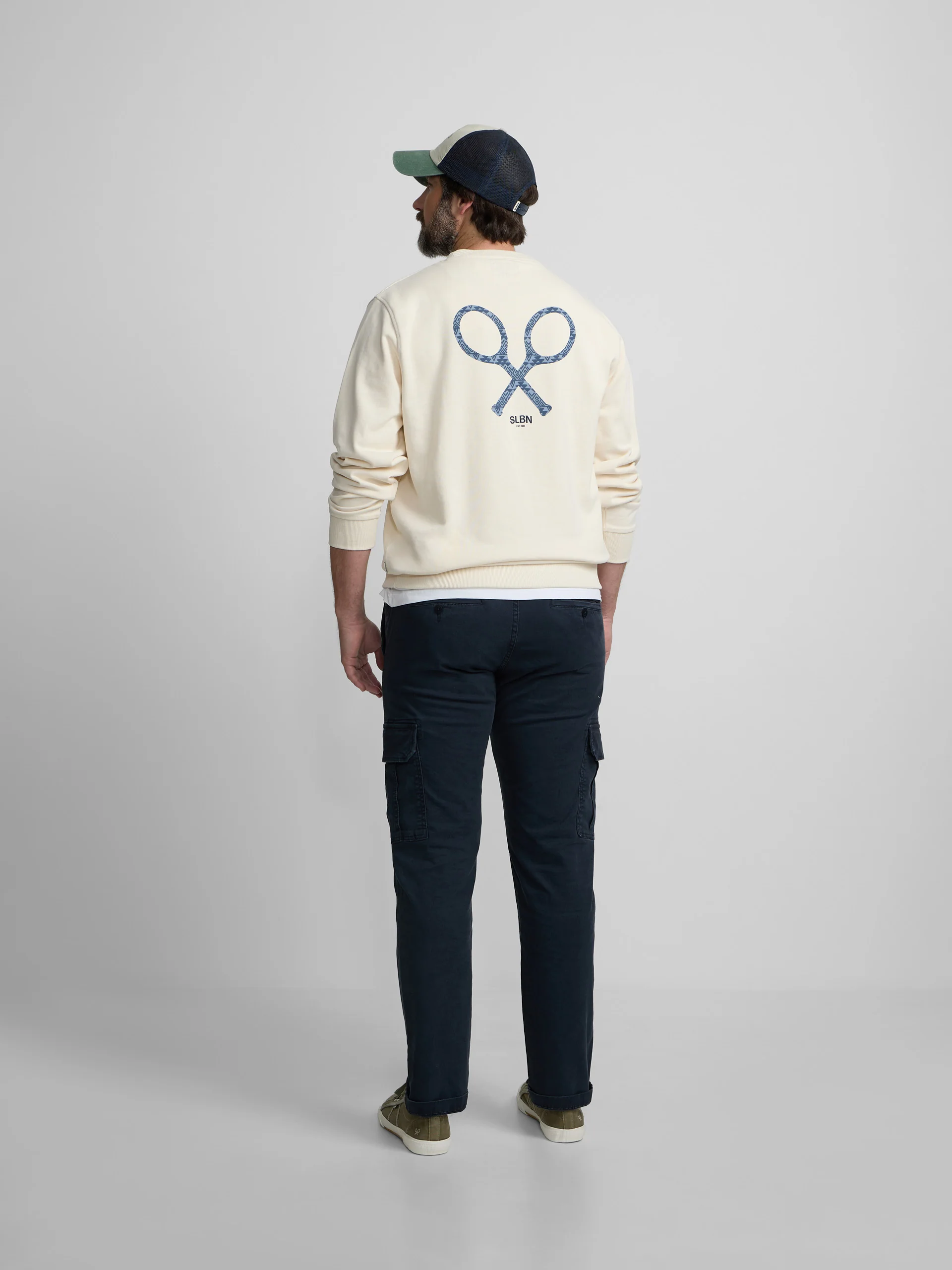 Sudadera raqueta etnica crema - Image 13