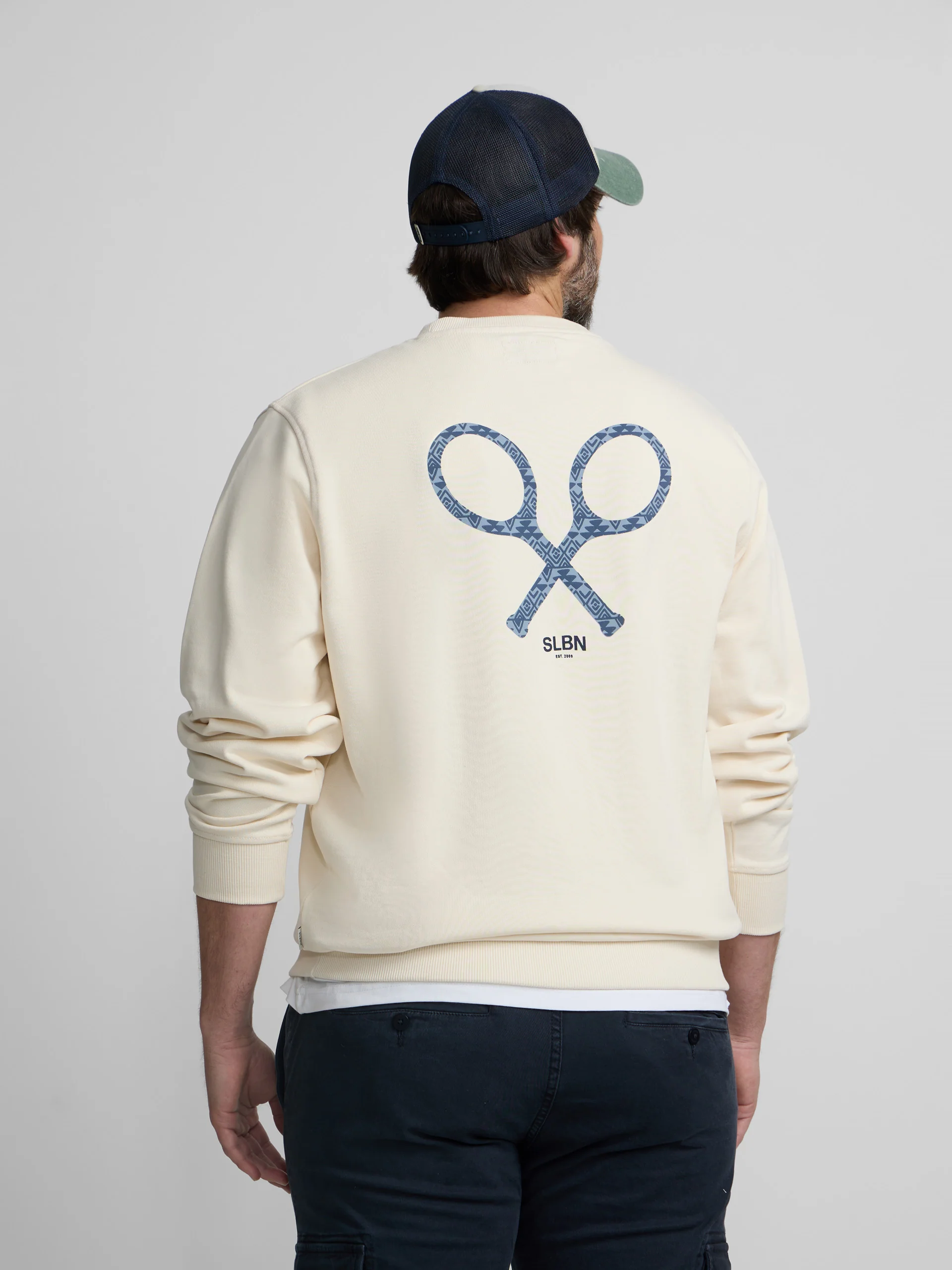 Sudadera raqueta etnica crema - Image 5