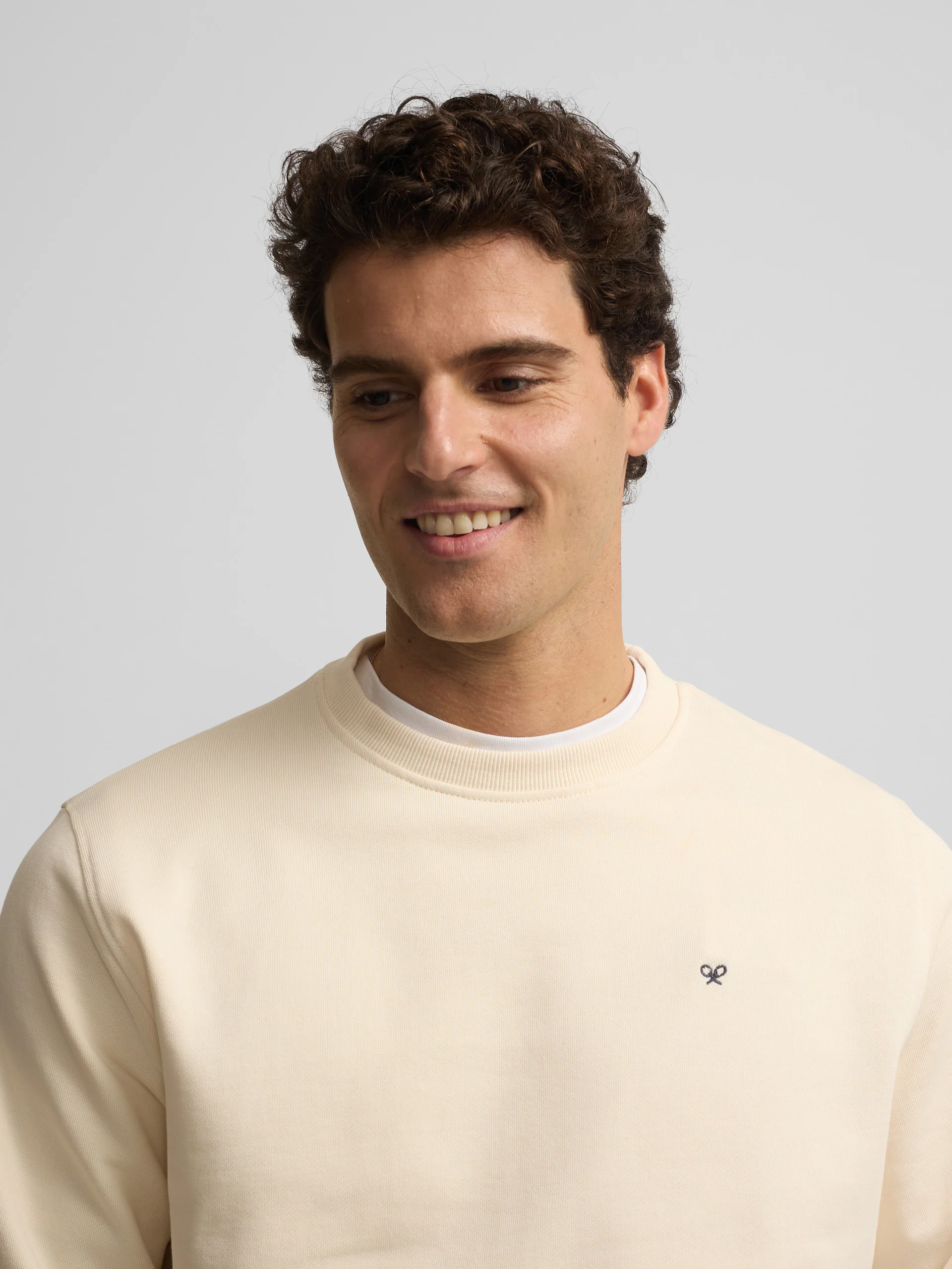 Sudadera raqueta etnica crema - Image 6