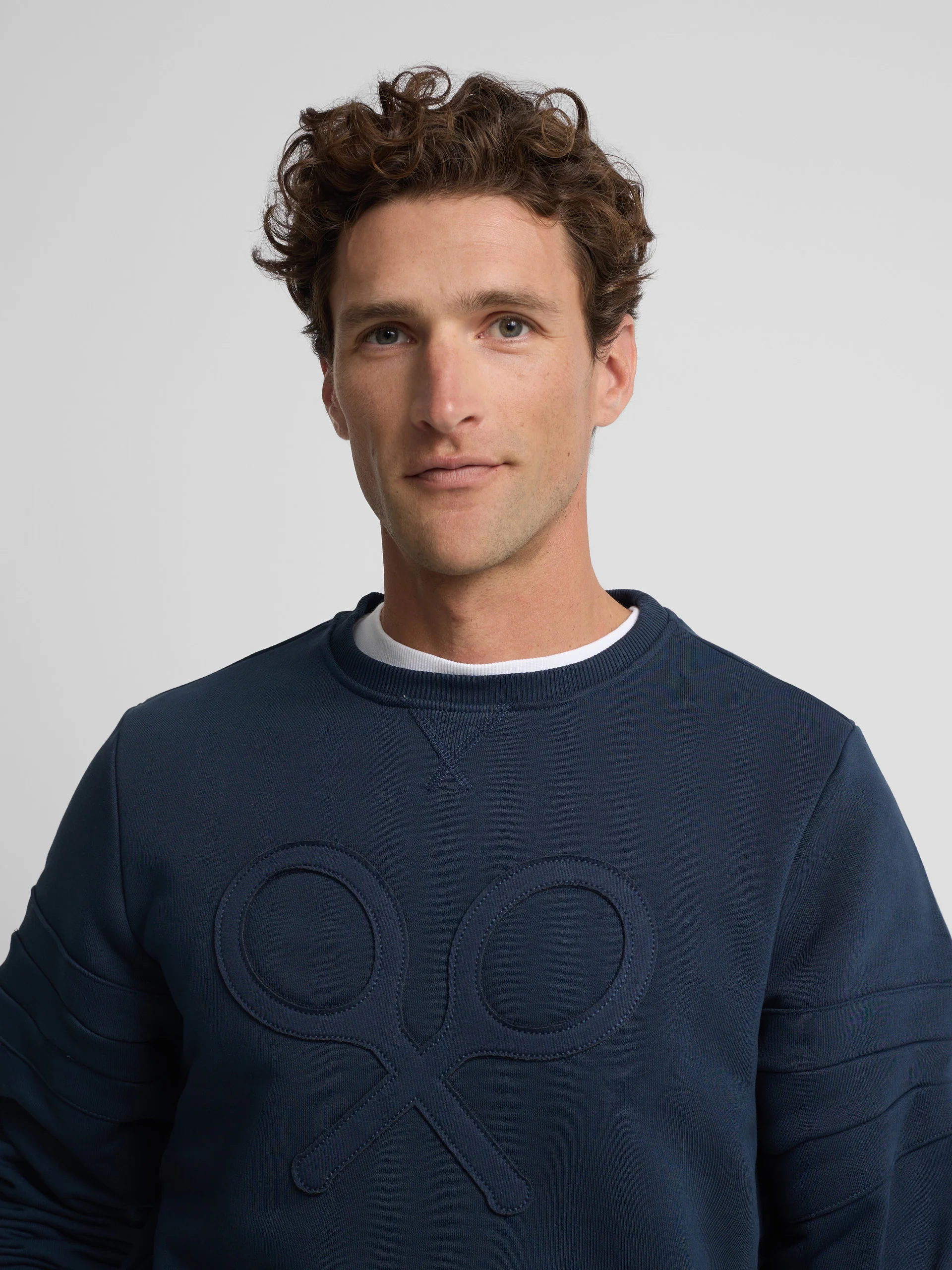 Sudadera raqueta relieve tono marino - Image 3