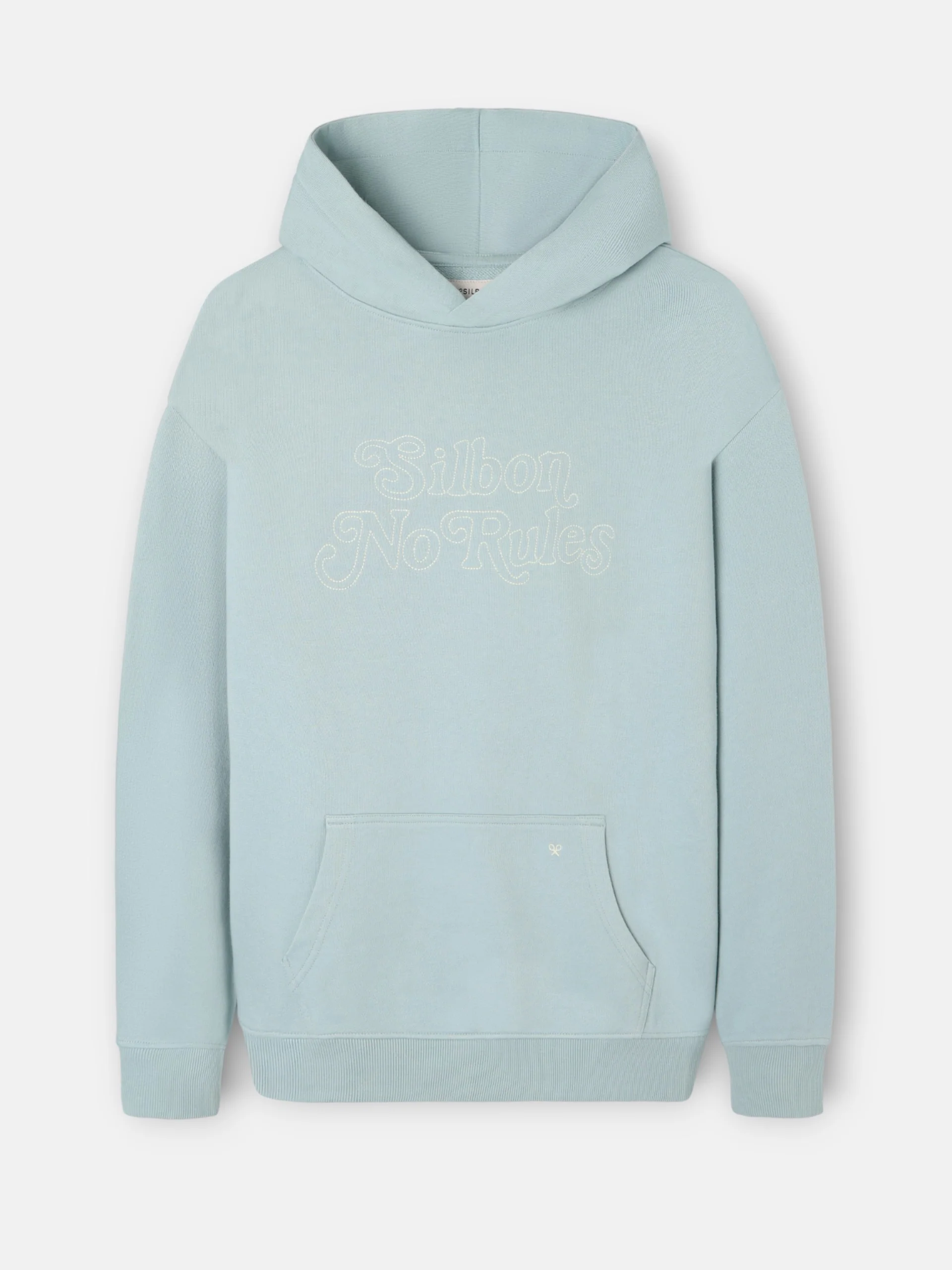Sudadera relaxed fit hoodie no rules verde gris - Image 5