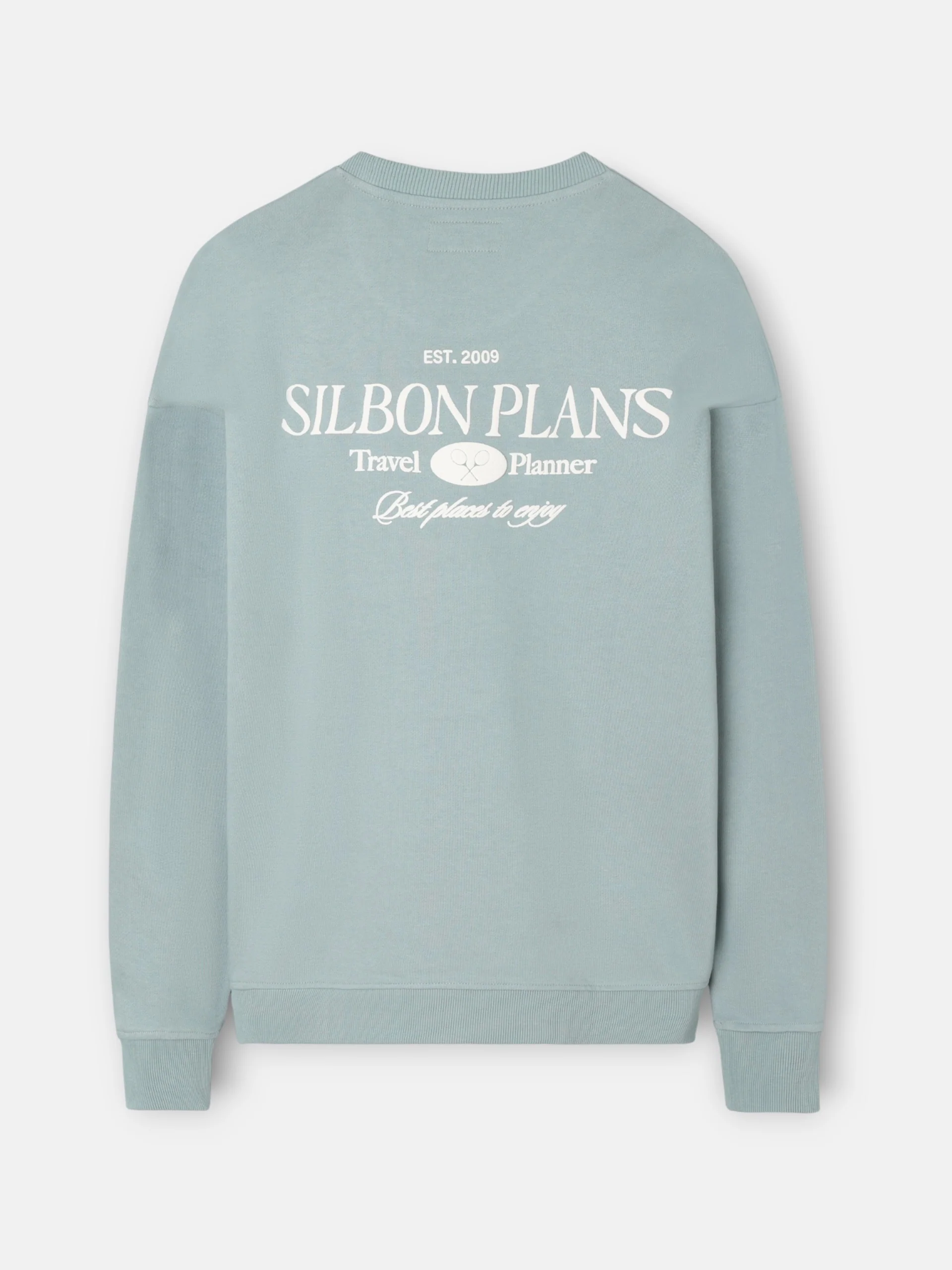 Sudadera relaxed fit plans verde gris - Image 5