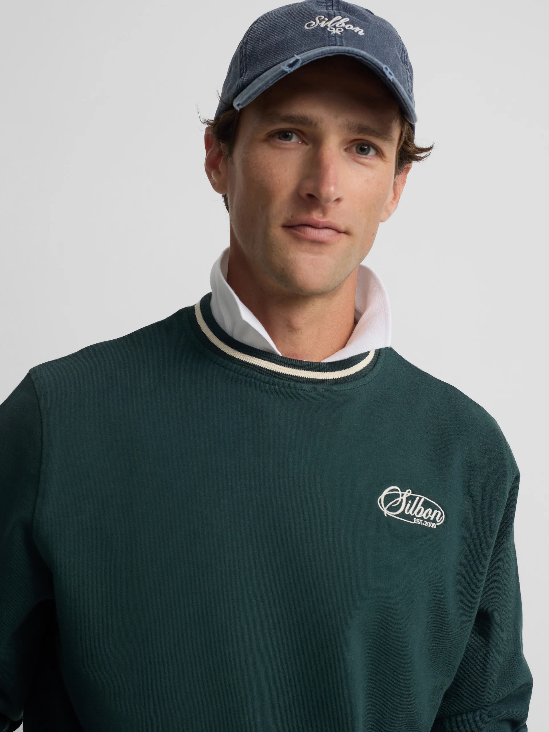 Sudadera ribs retro verde oscuro - Image 4