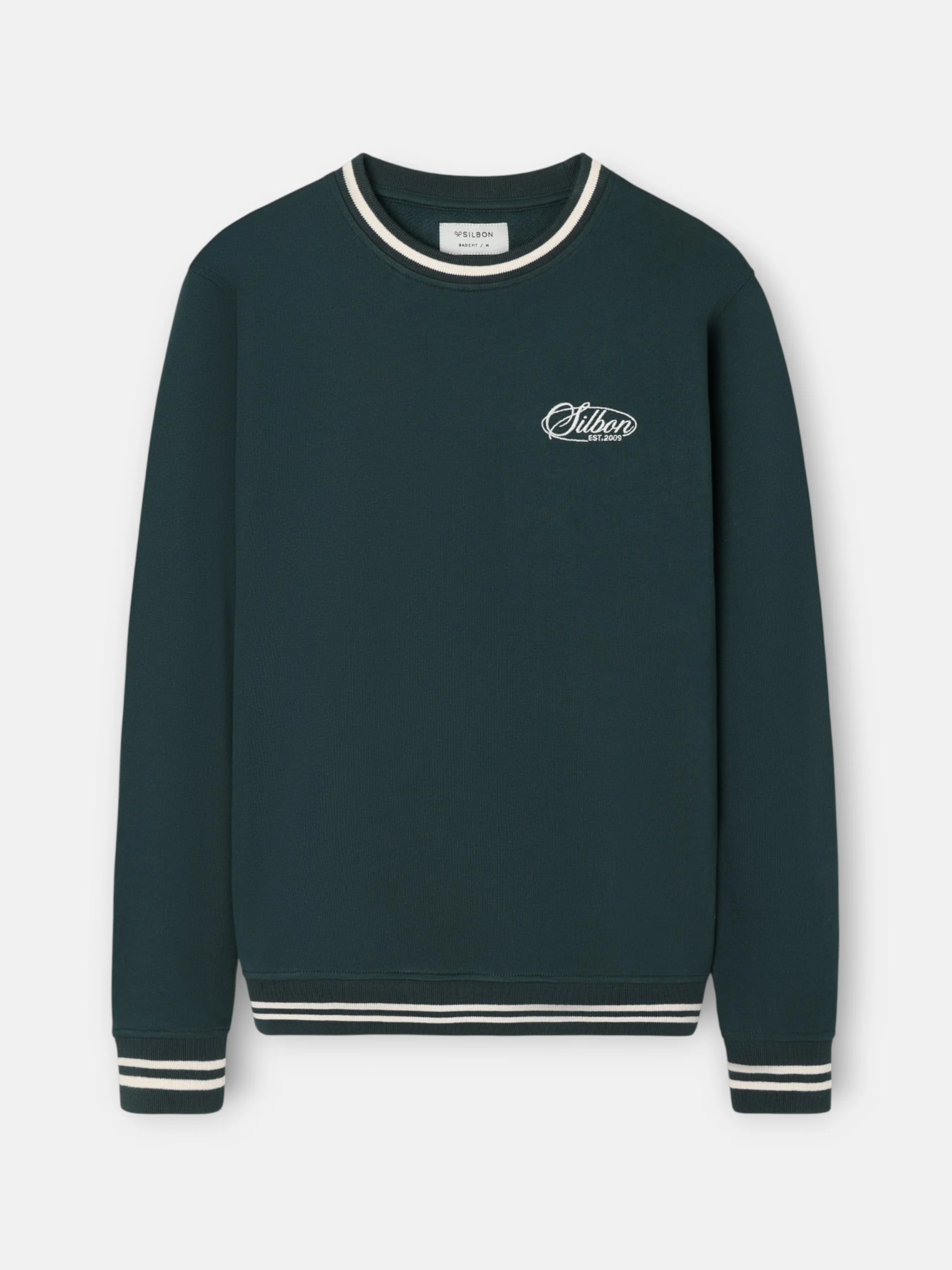 Sudadera ribs retro verde oscuro - Image 5