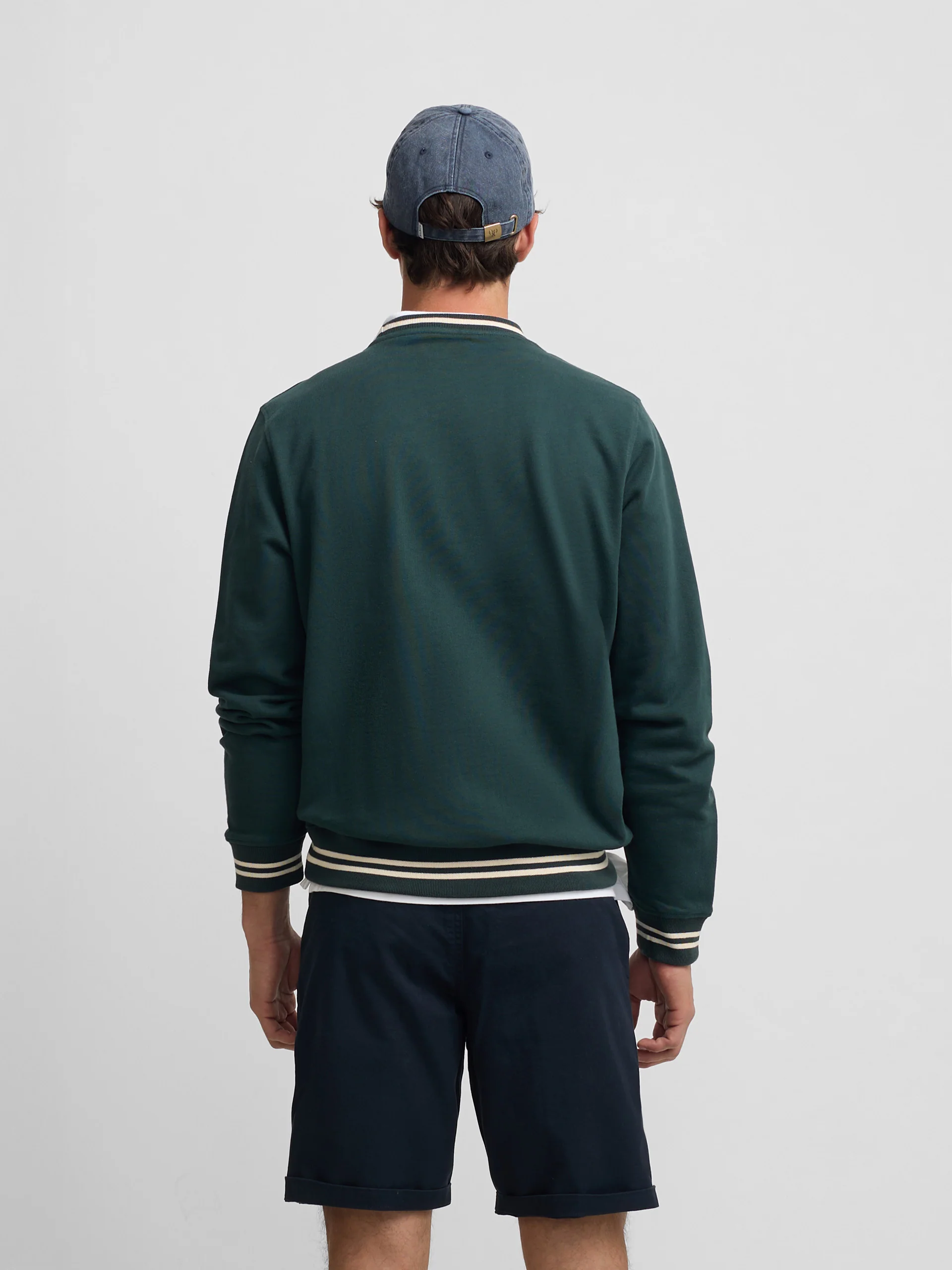 Sudadera ribs retro verde oscuro - Image 7