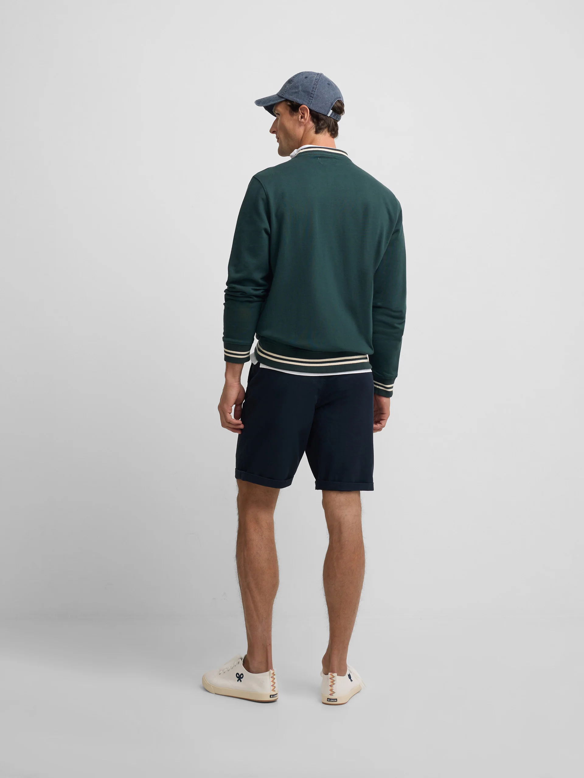 Sudadera ribs retro verde oscuro - Image 8