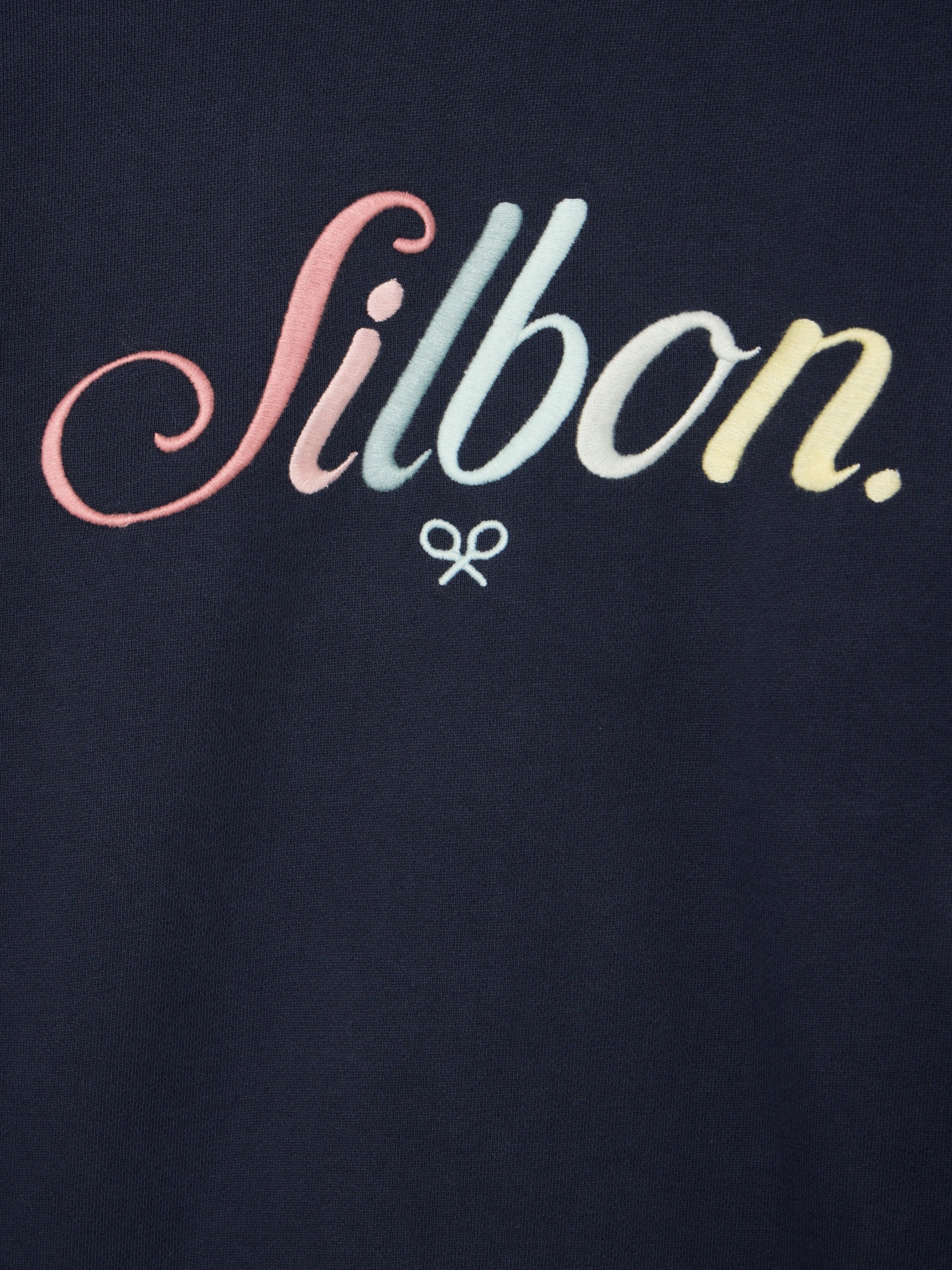 Sudadera Silbon bordado multicolor azul marino - Image 2