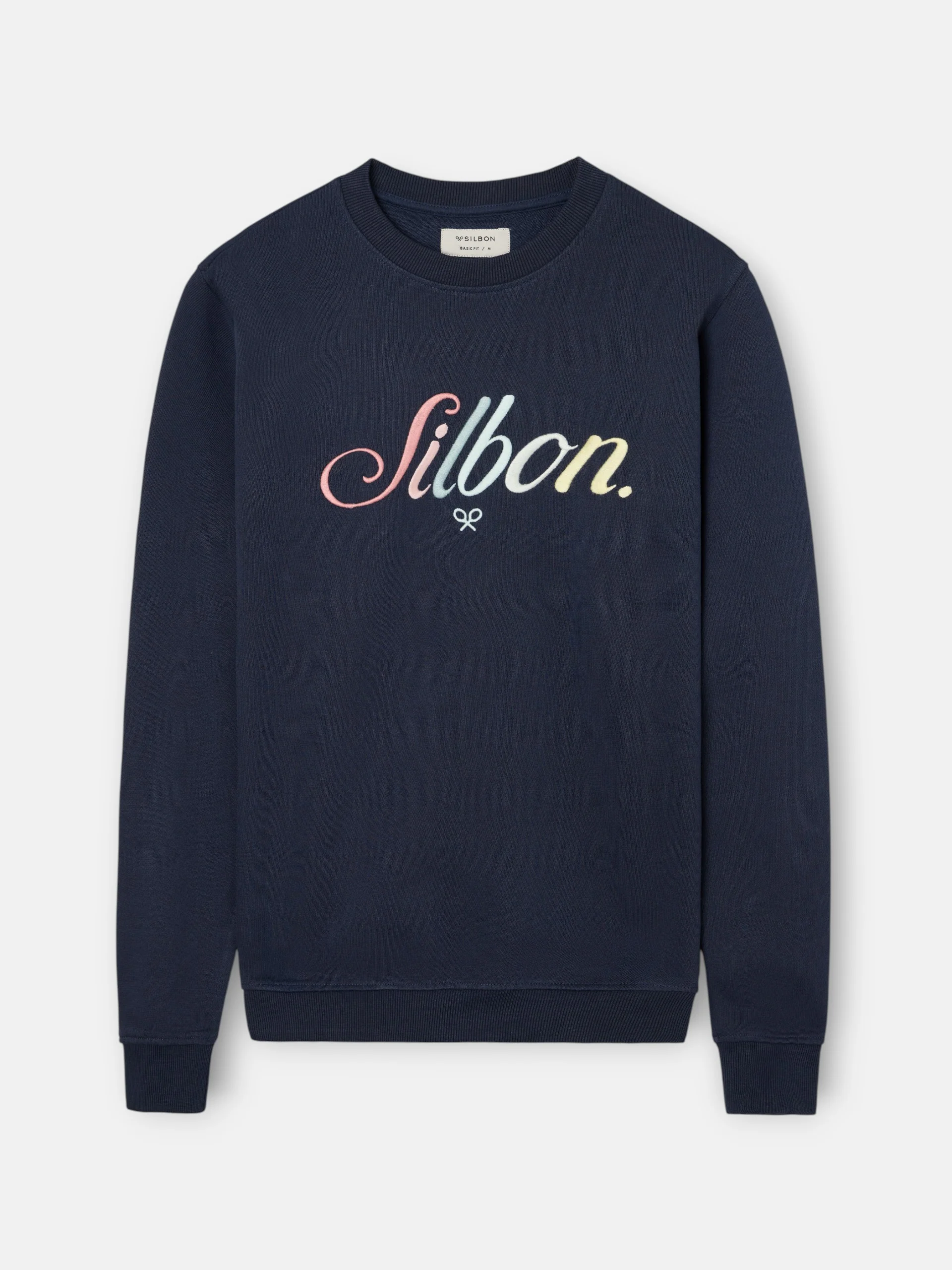 Sudadera Silbon bordado multicolor azul marino - Image 5