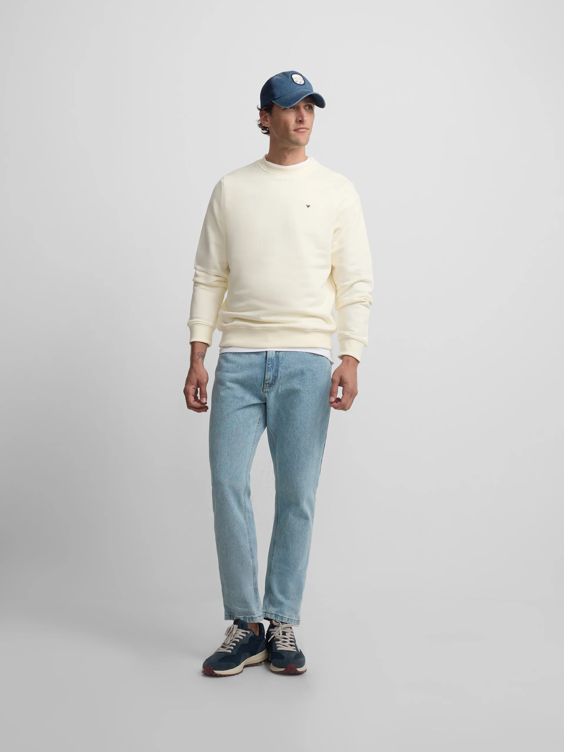 Sudadera Silbon classics crema - Image 3