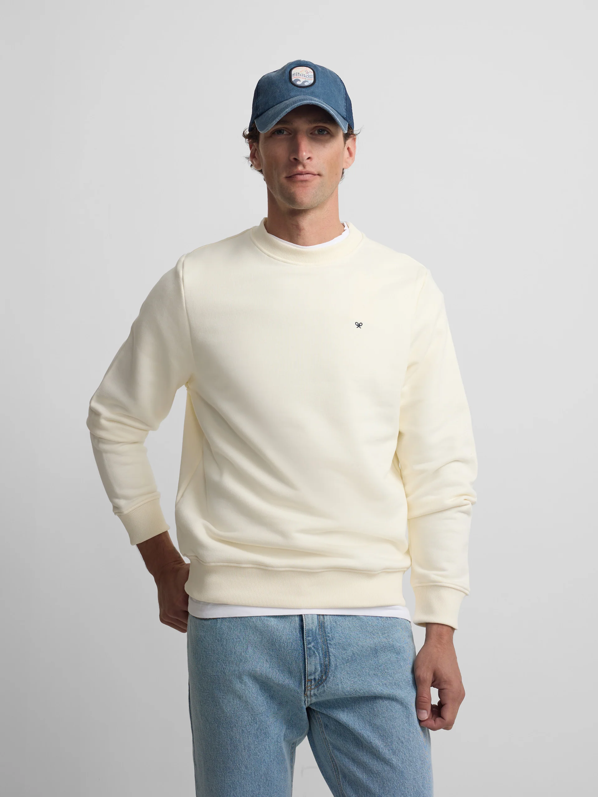 Sudadera Silbon classics crema - Image 4