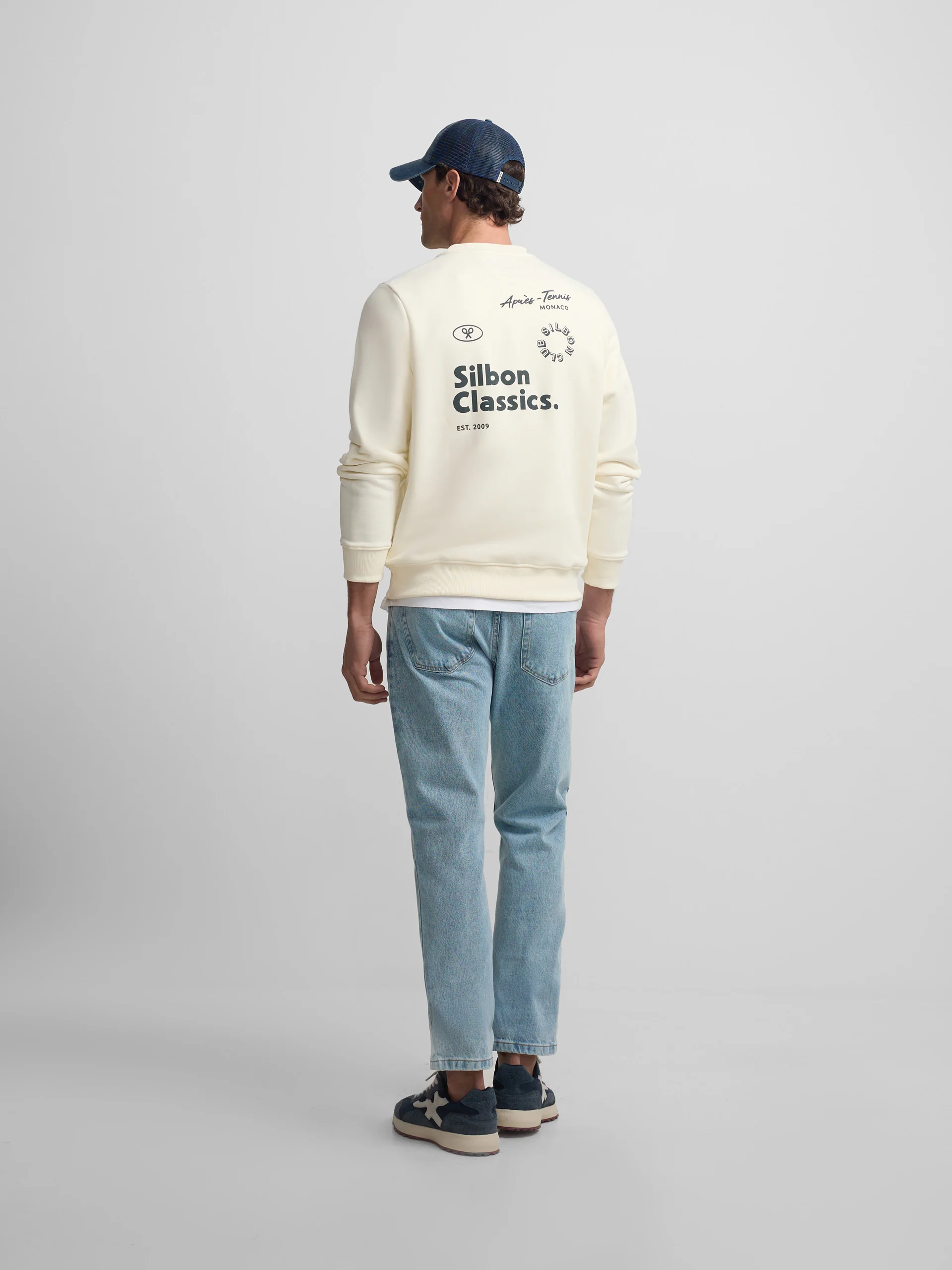 Sudadera Silbon classics crema - Image 7
