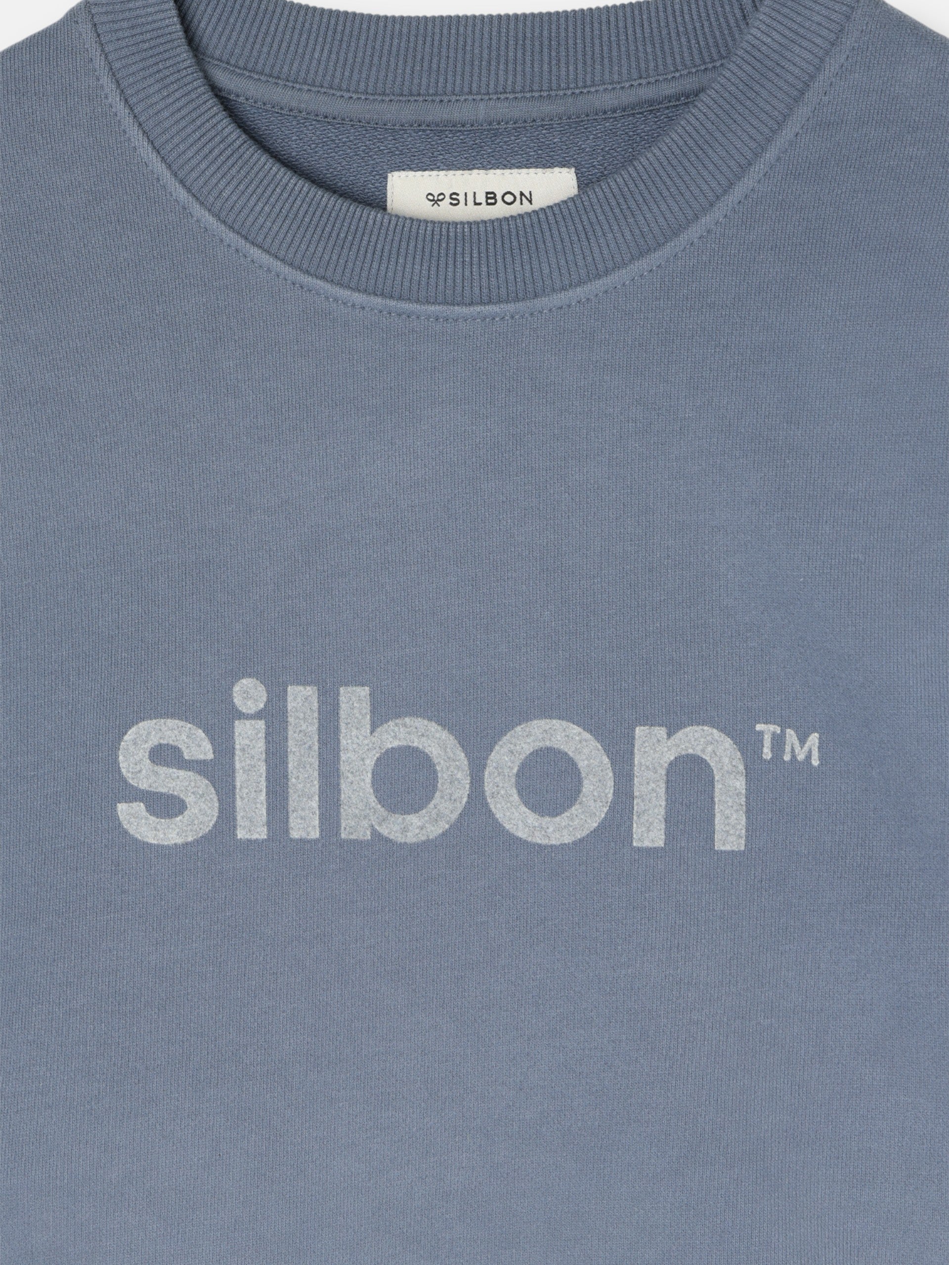 Sudadera Silbon flock azul indigo - Image 2