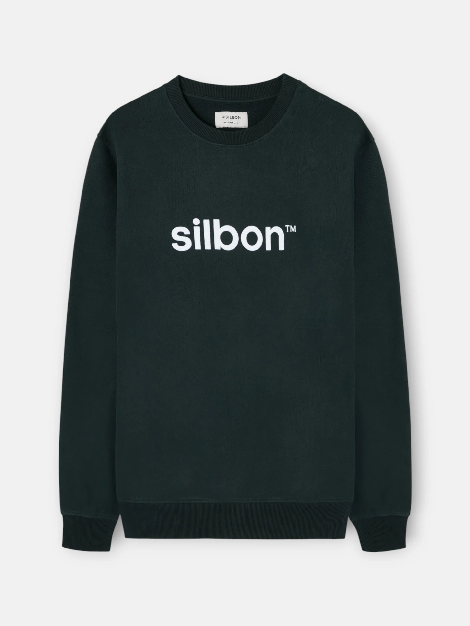 Sudadera Silbon flock verde oscuro - Image 5