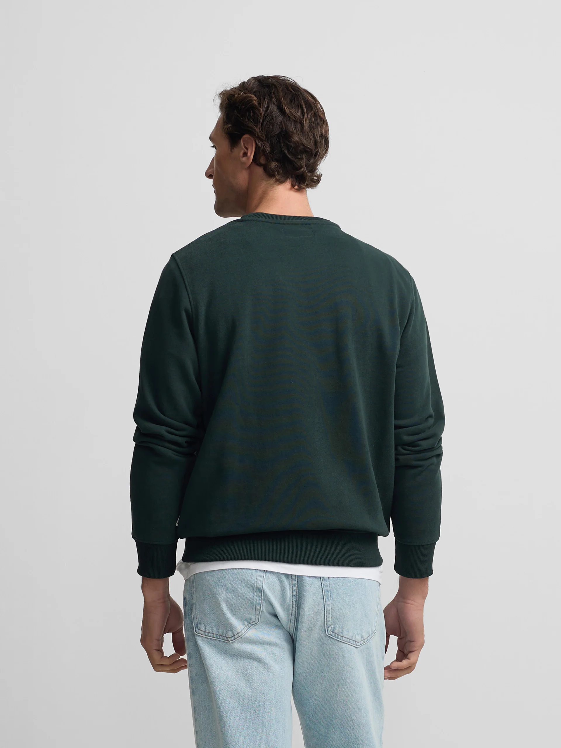 Sudadera Silbon flock verde oscuro - Image 7