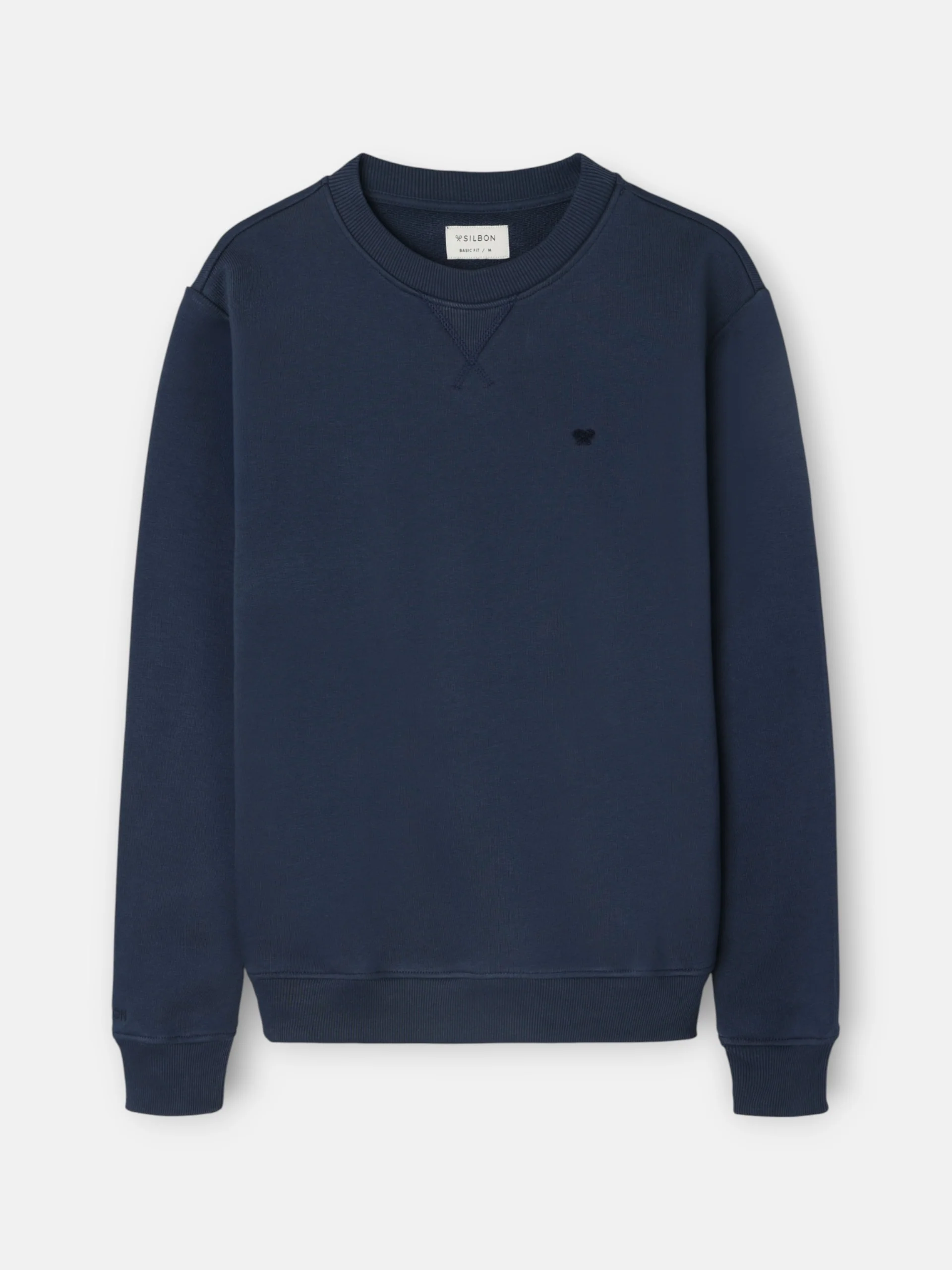 Sudadera Silbon minilogo rizo azul marino - Image 5
