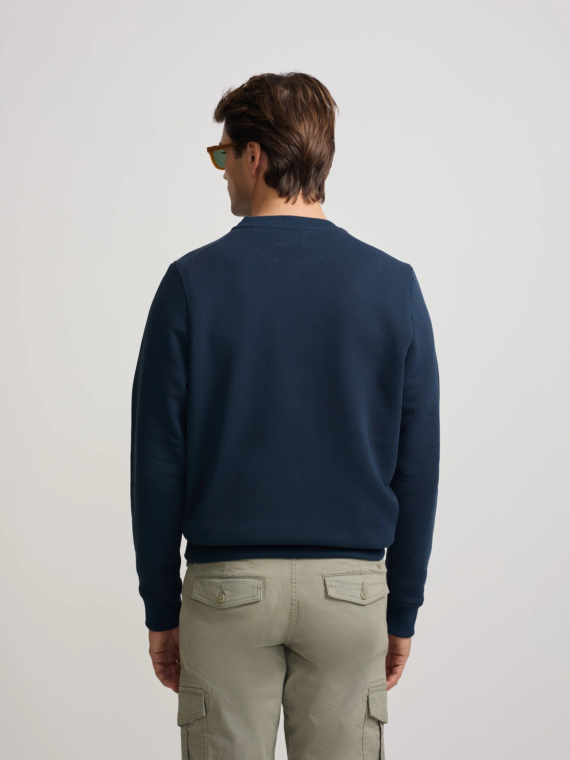 Sudadera Silbon minilogo rizo azul marino - Image 7