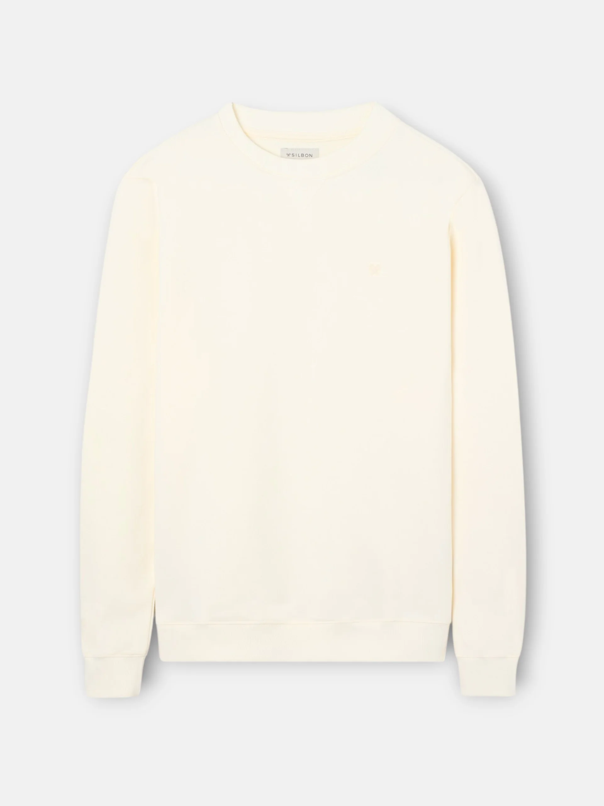 Sudadera Silbon minilogo rizo crema - Image 5