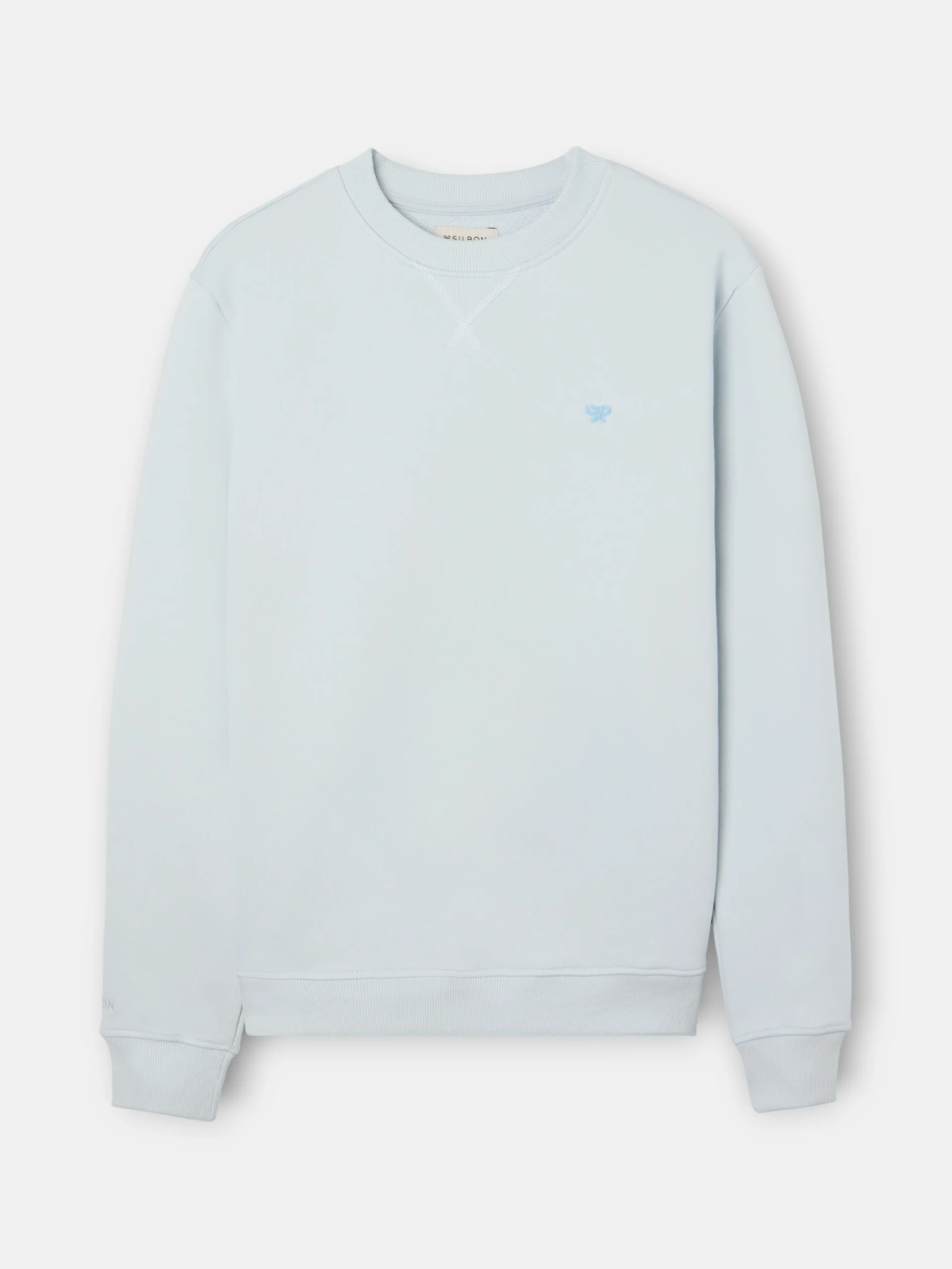 Sudadera Silbon minilogo rizo verde gris - Image 5