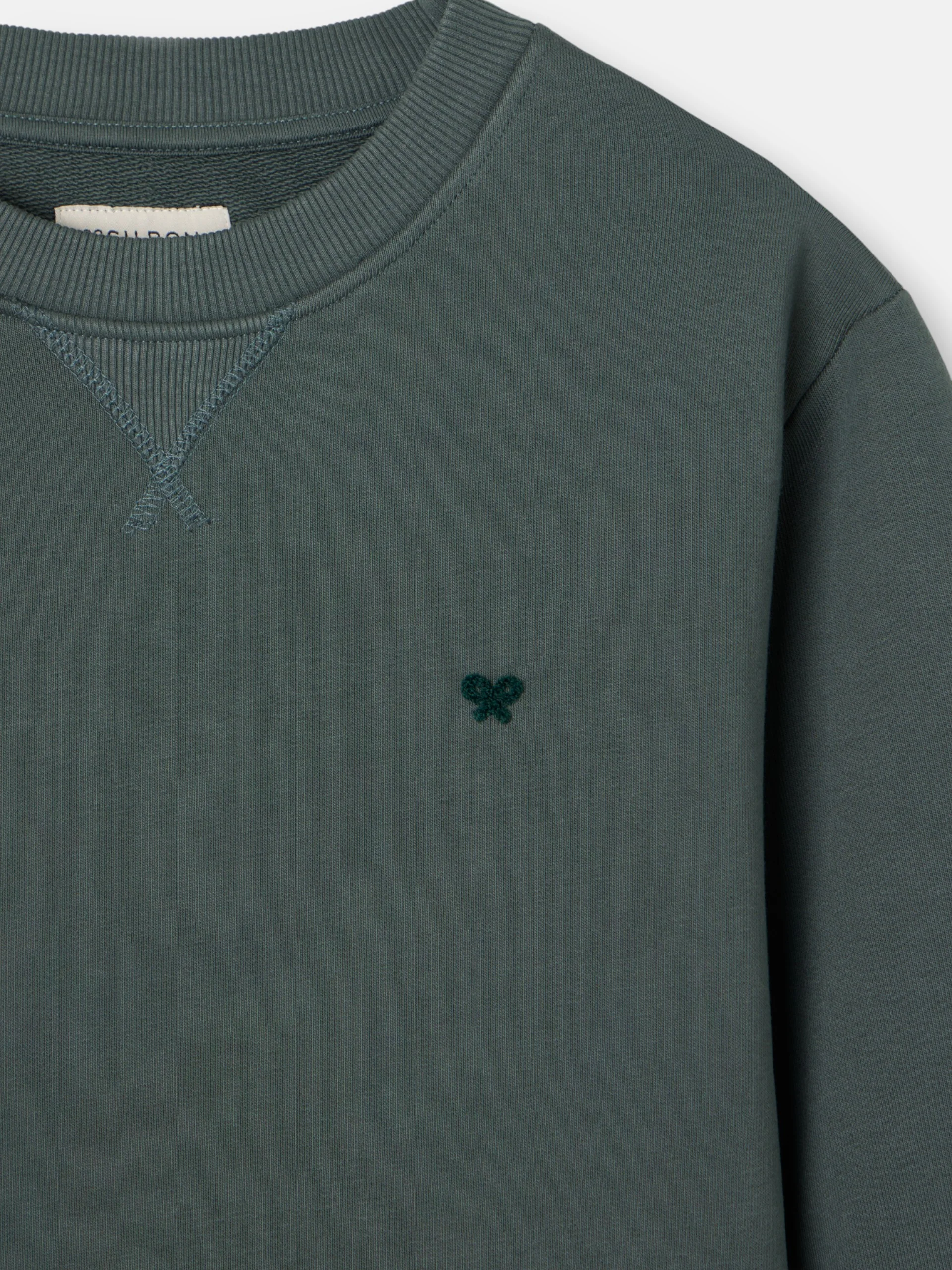 Sudadera Silbon minilogo rizo verde oscuro - Image 2