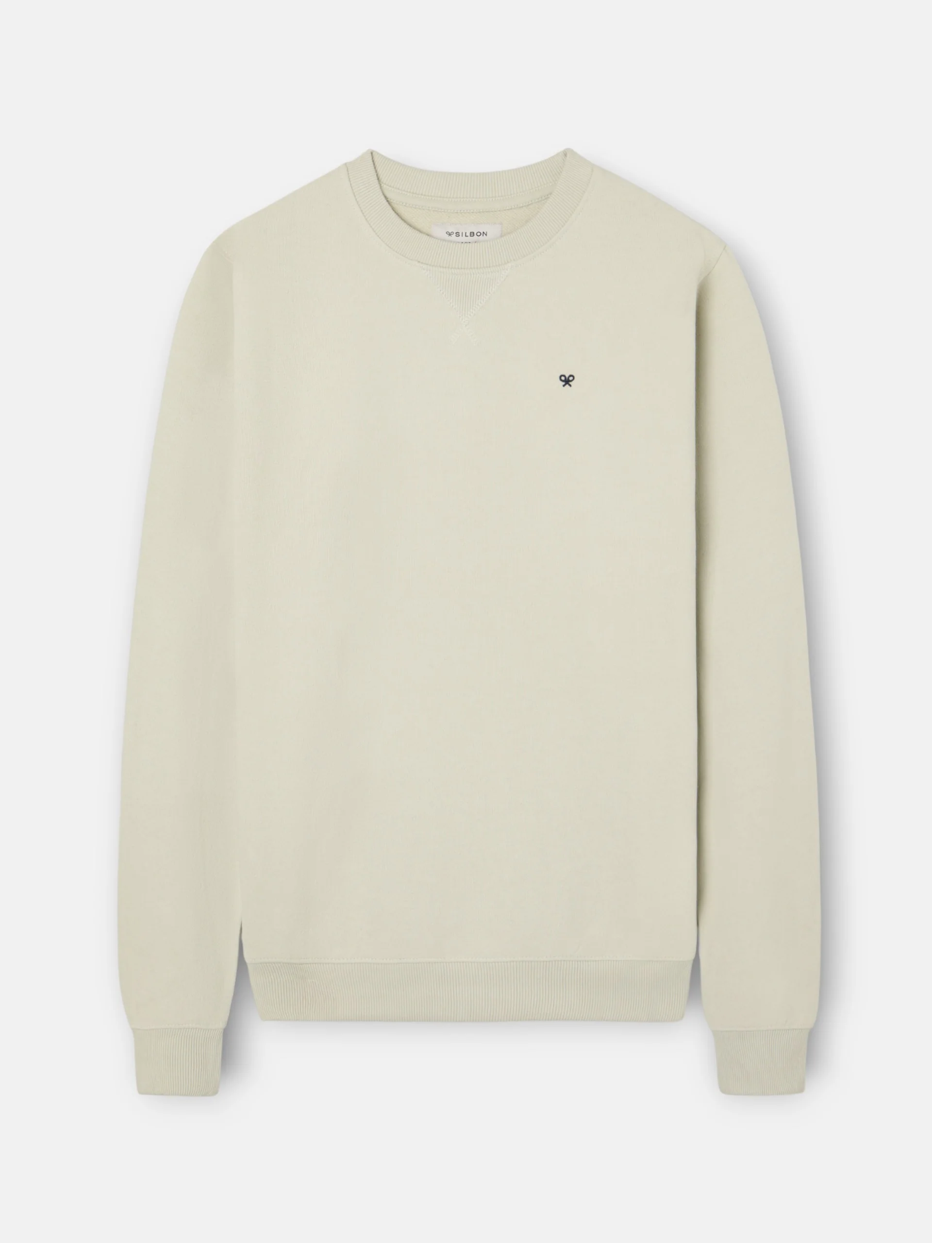 Sudadera Silbon minilogo verde claro - Image 5