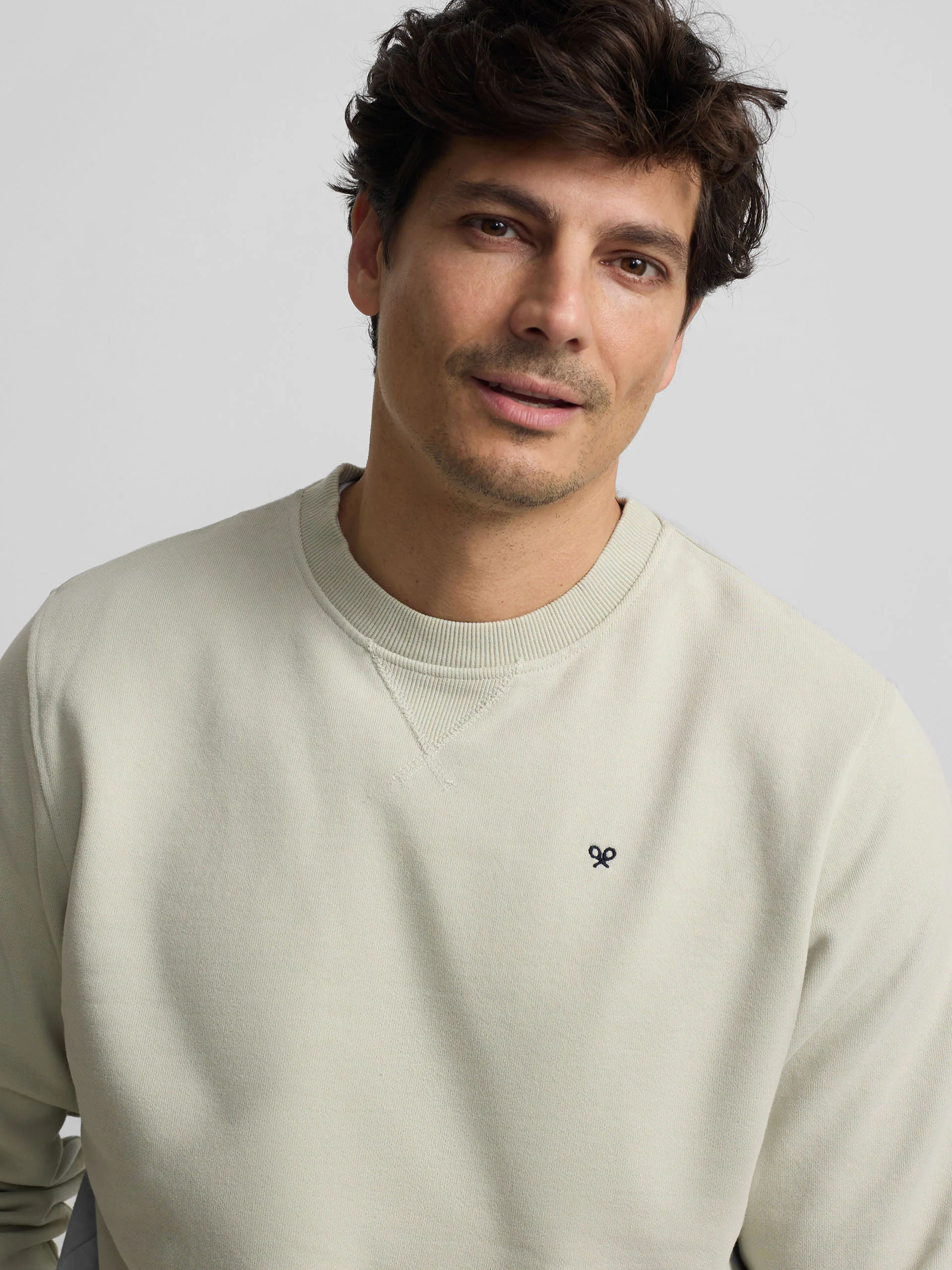 Sudadera Silbon minilogo verde claro - Image 6