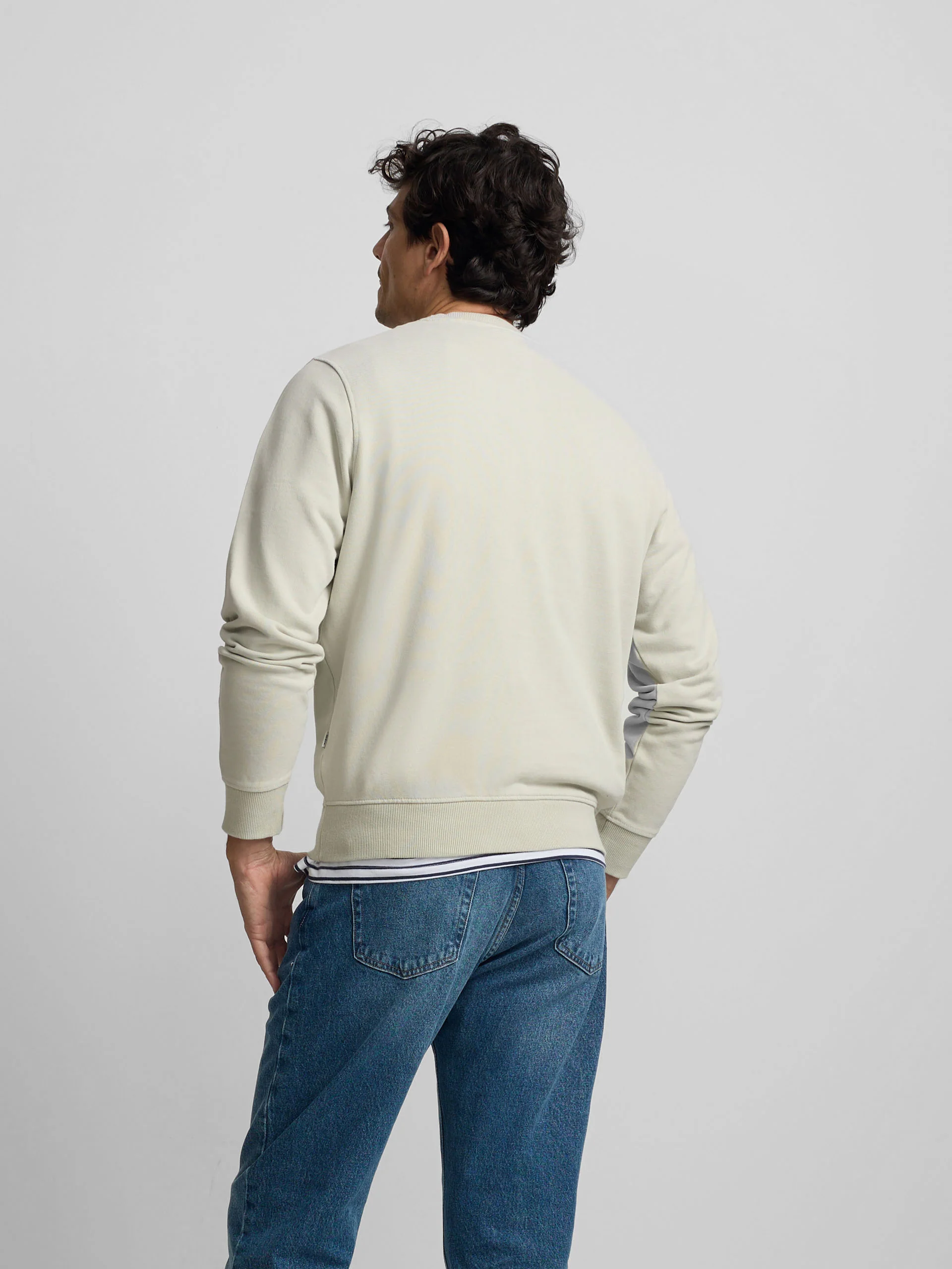 Sudadera Silbon minilogo verde claro - Image 7