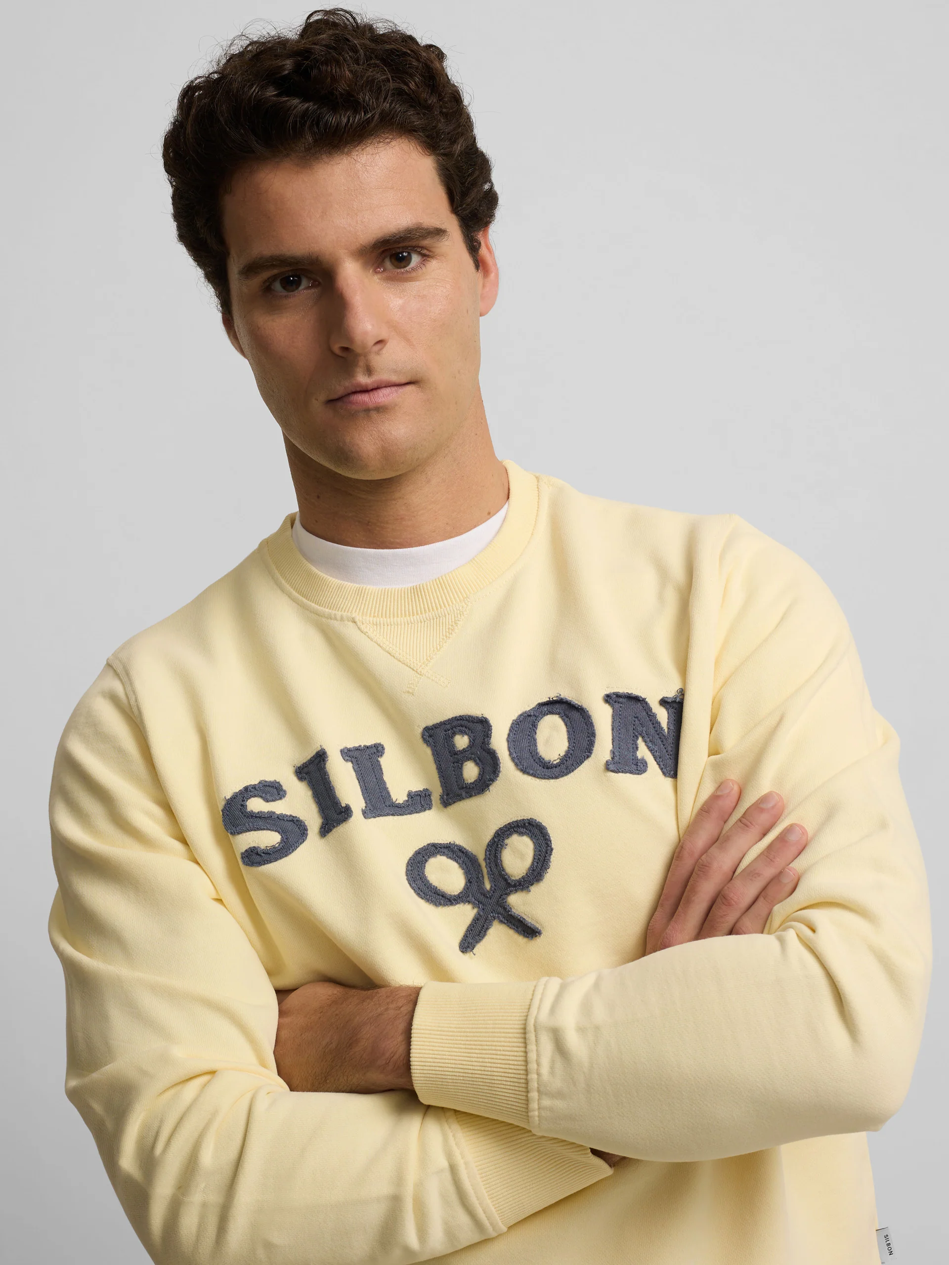 Sudadera silbon raqueta media amarilla - Image 3