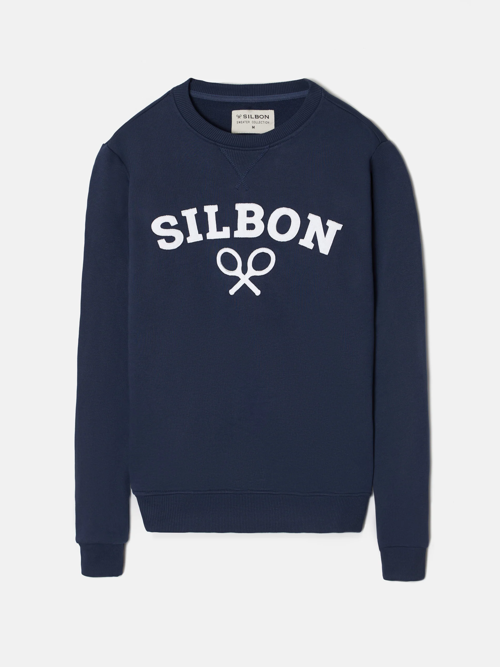 Sudadera silbon raqueta media azul marino - Image 5
