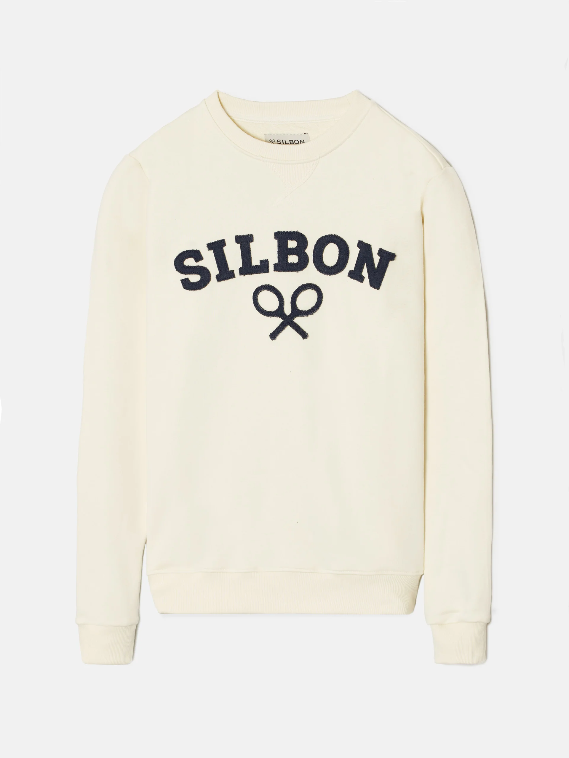 Sudadera silbon raqueta media crema - Image 6