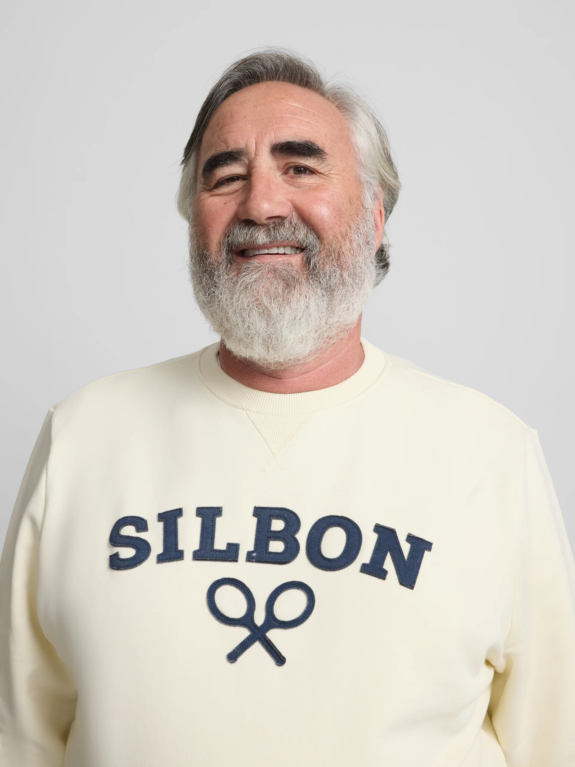 Sudadera silbon raqueta media crema - Image 9