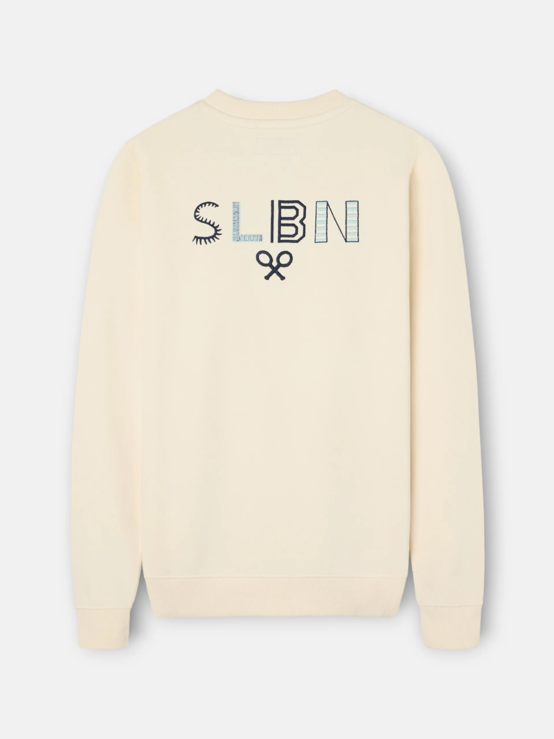 Sudadera slbn bordados crema - Image 4