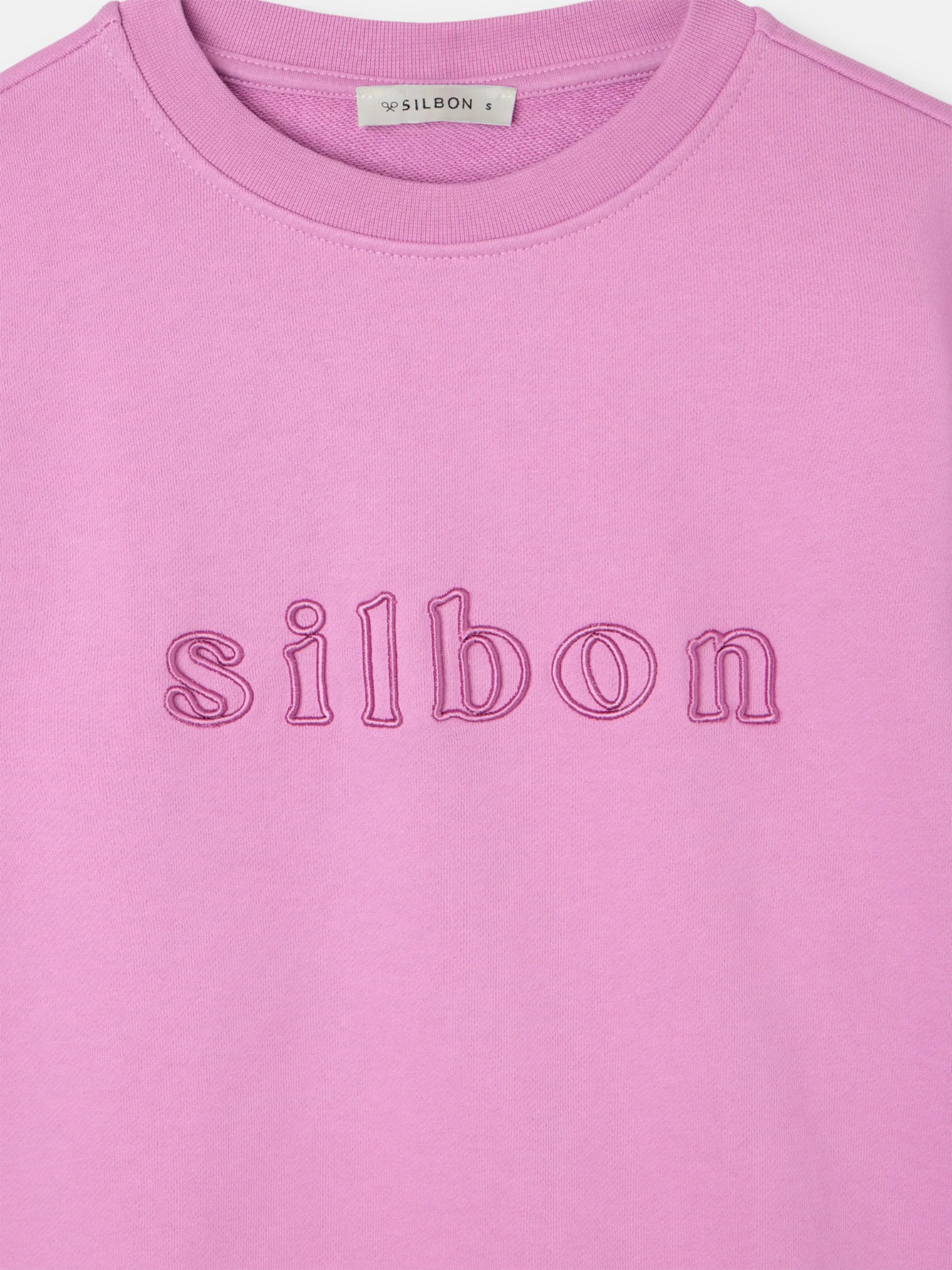Sudadera woman bordado silbon morada - Image 2