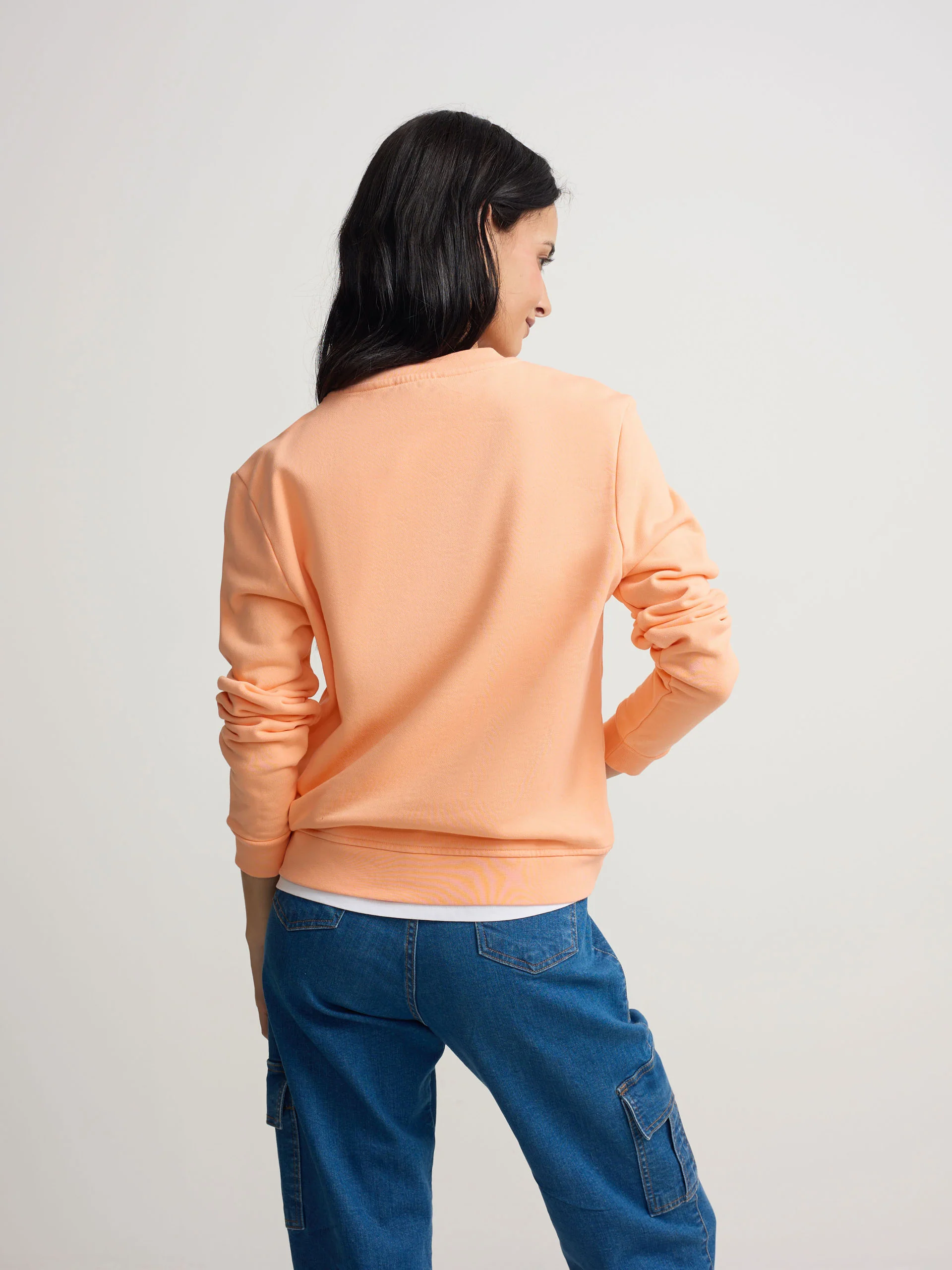Sudadera woman bordado silbon naranja - Image 4
