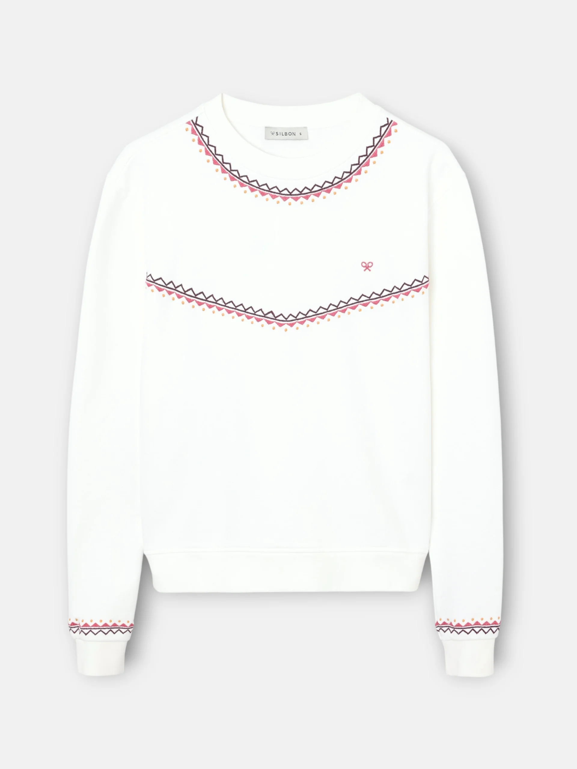 Sudadera woman bordados etnicos cruda - Image 7