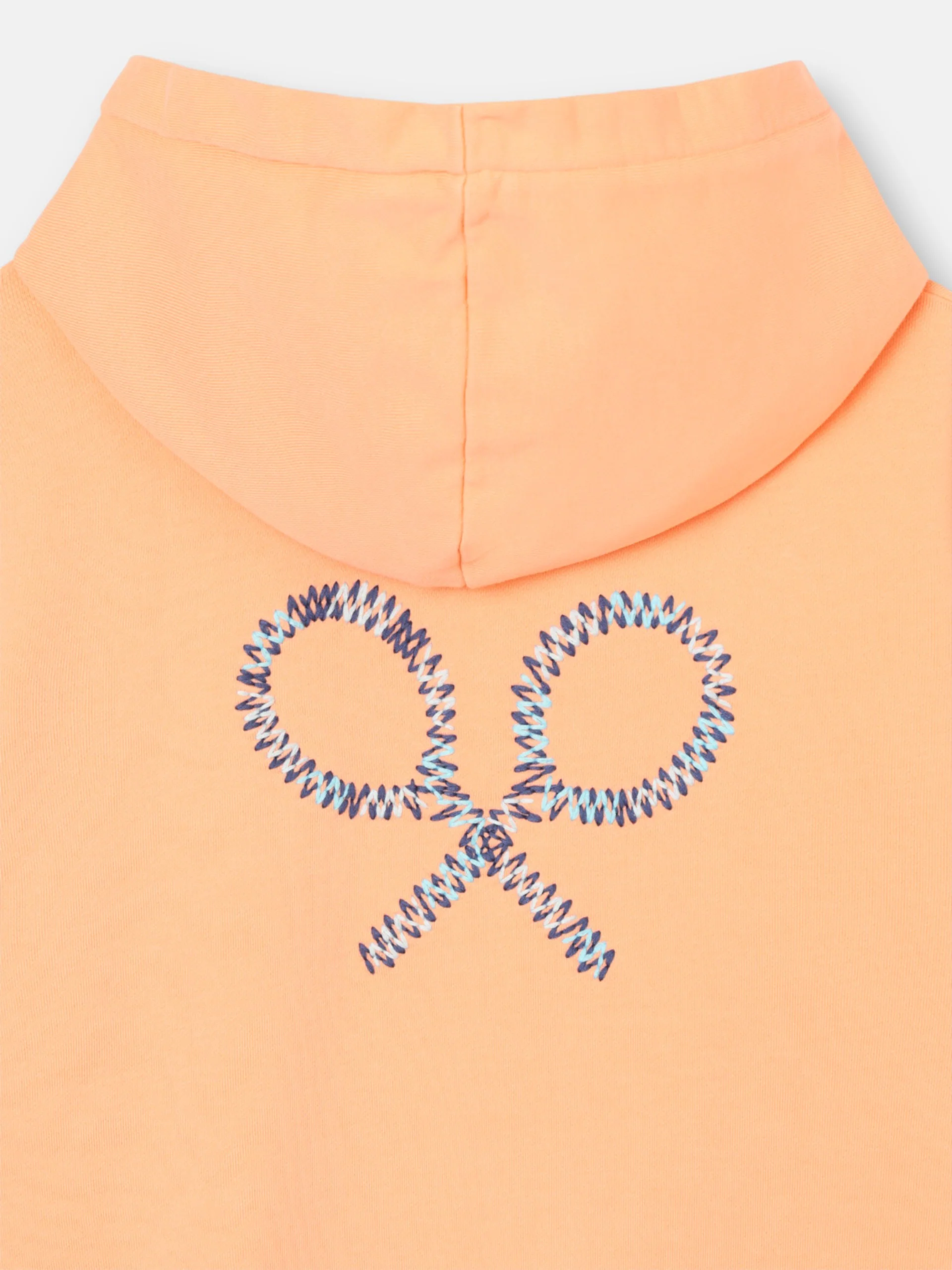 Sudadera woman capucha raqueta etnica naranja - Image 6