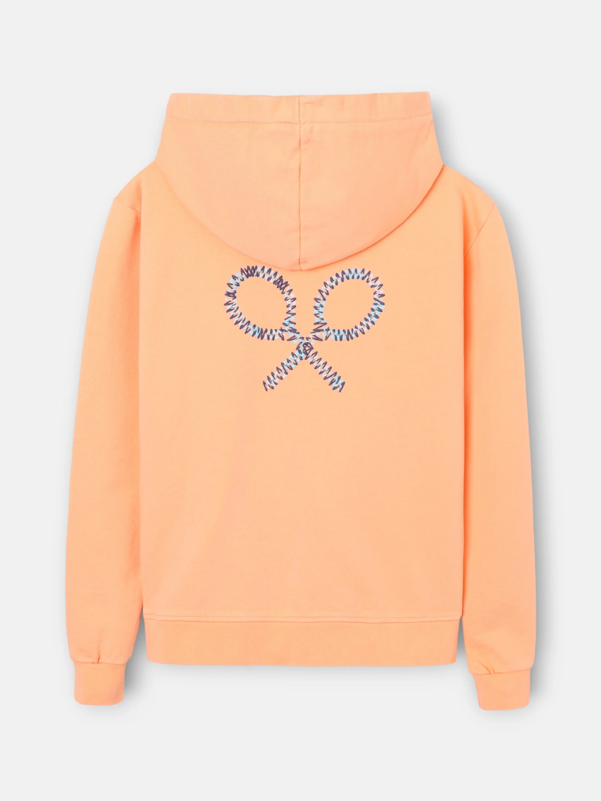 Sudadera woman capucha raqueta etnica naranja - Image 7