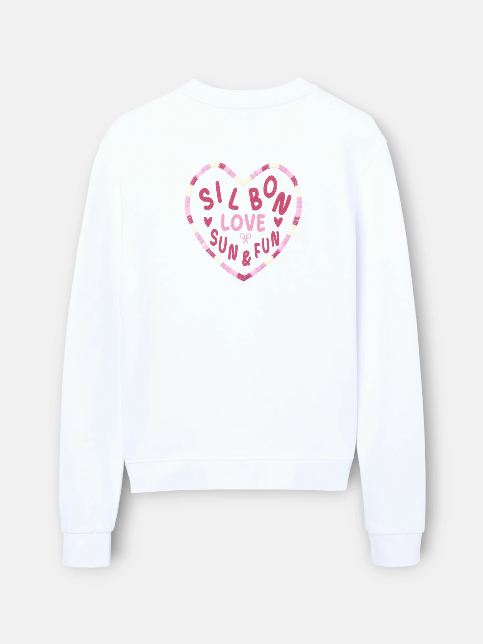 Sudadera woman corazon love blanca - Image 8