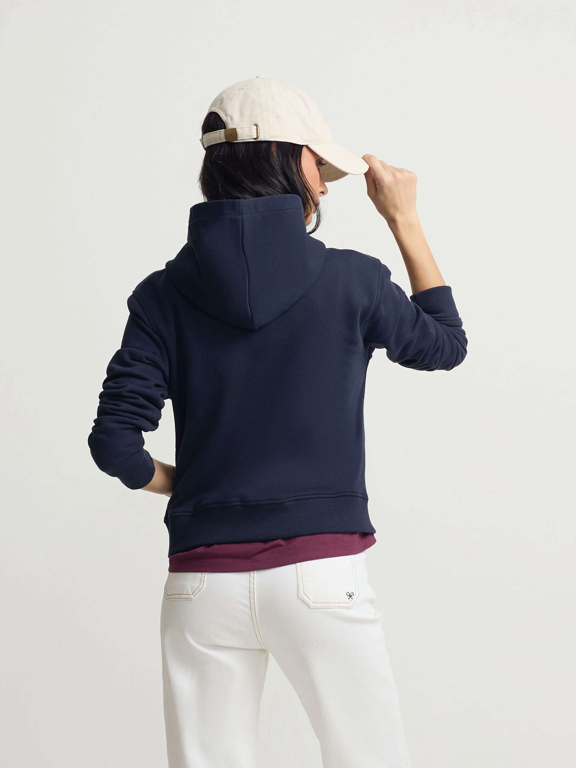 Sudadera woman cremallera raqueta marino - Image 4