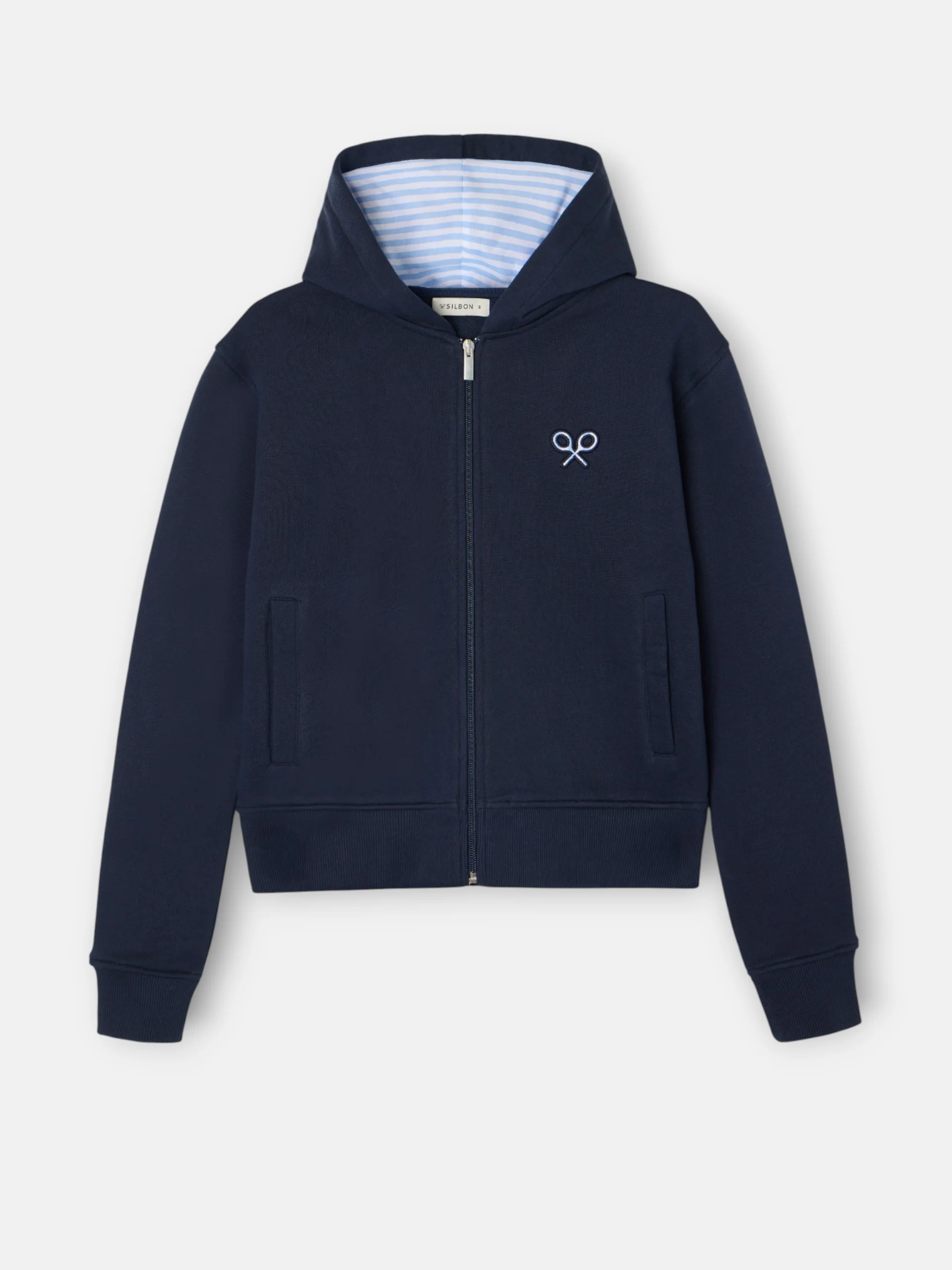 Sudadera woman cremallera raqueta marino - Image 6