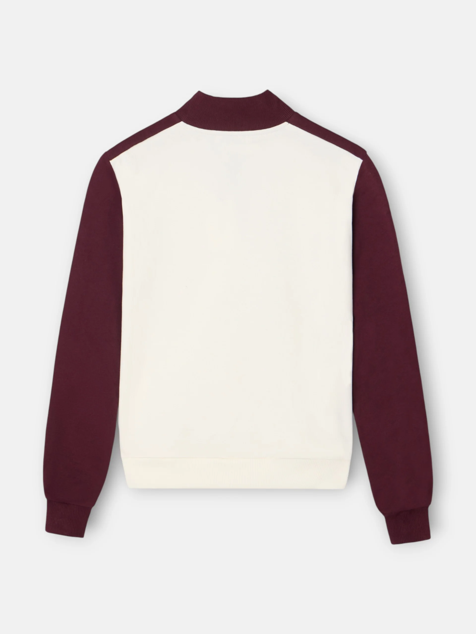 Sudadera woman cremallera silbon granate - Image 10
