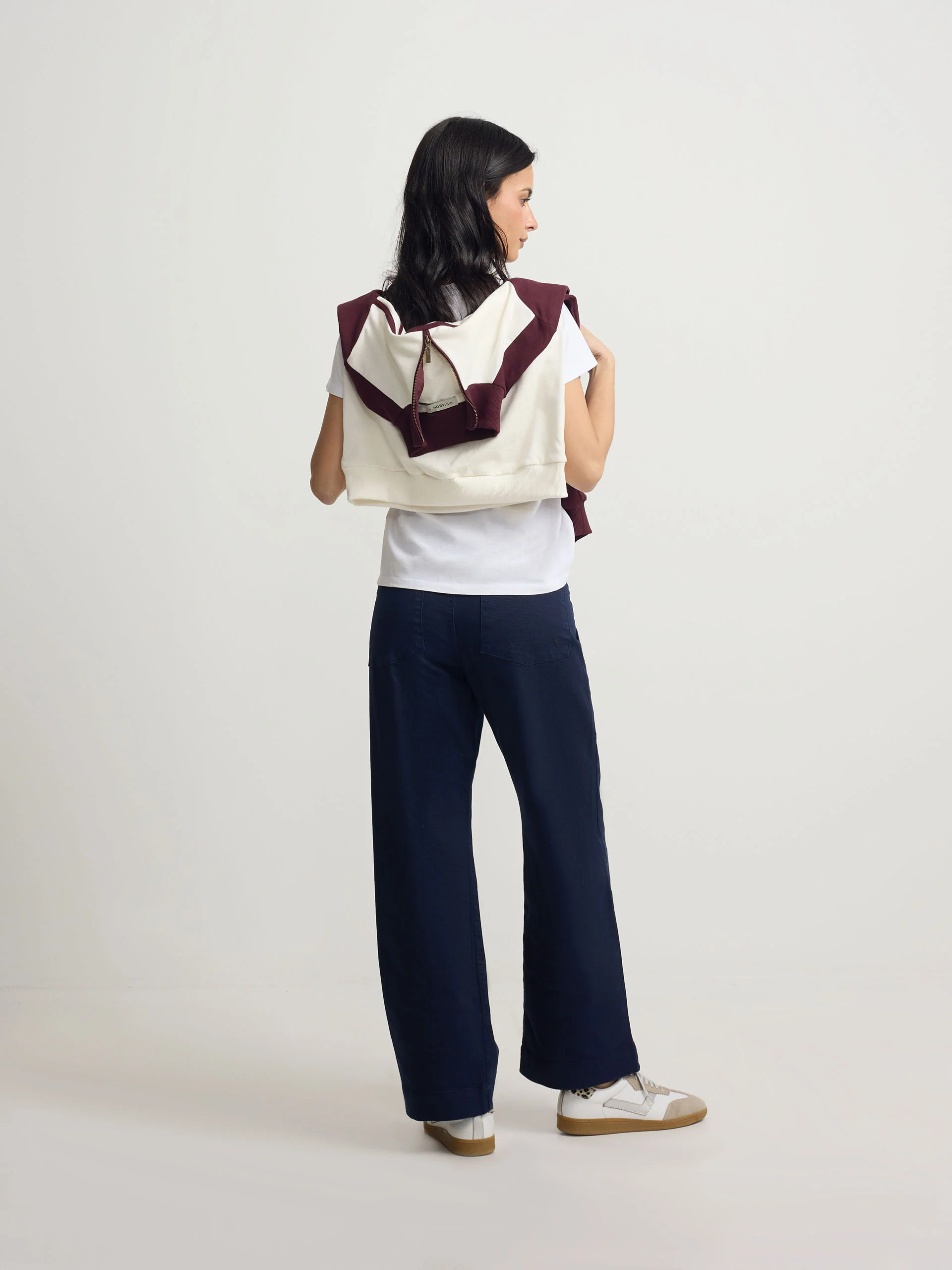Sudadera woman cremallera silbon granate - Image 8